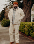 Sherpa Lined Type III- Organic Ecru Denim