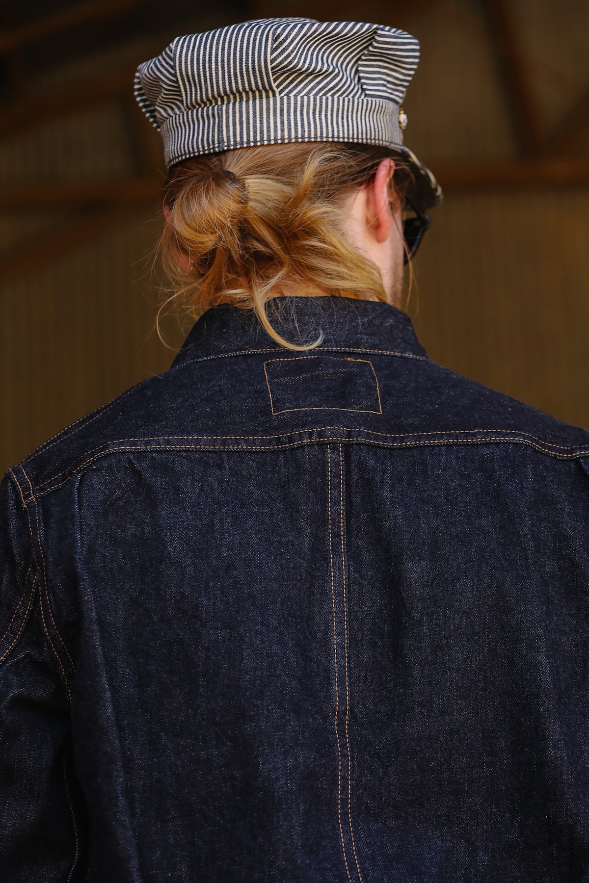 F2432 FOB Factory Selvedge Garage Denim Jacket- Indigo