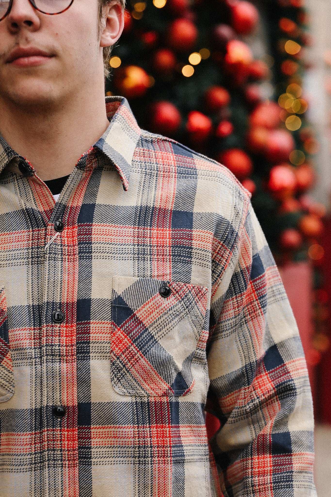 SC29562 Twill Check Work Shirt - Beige – Iron Shop Provisions