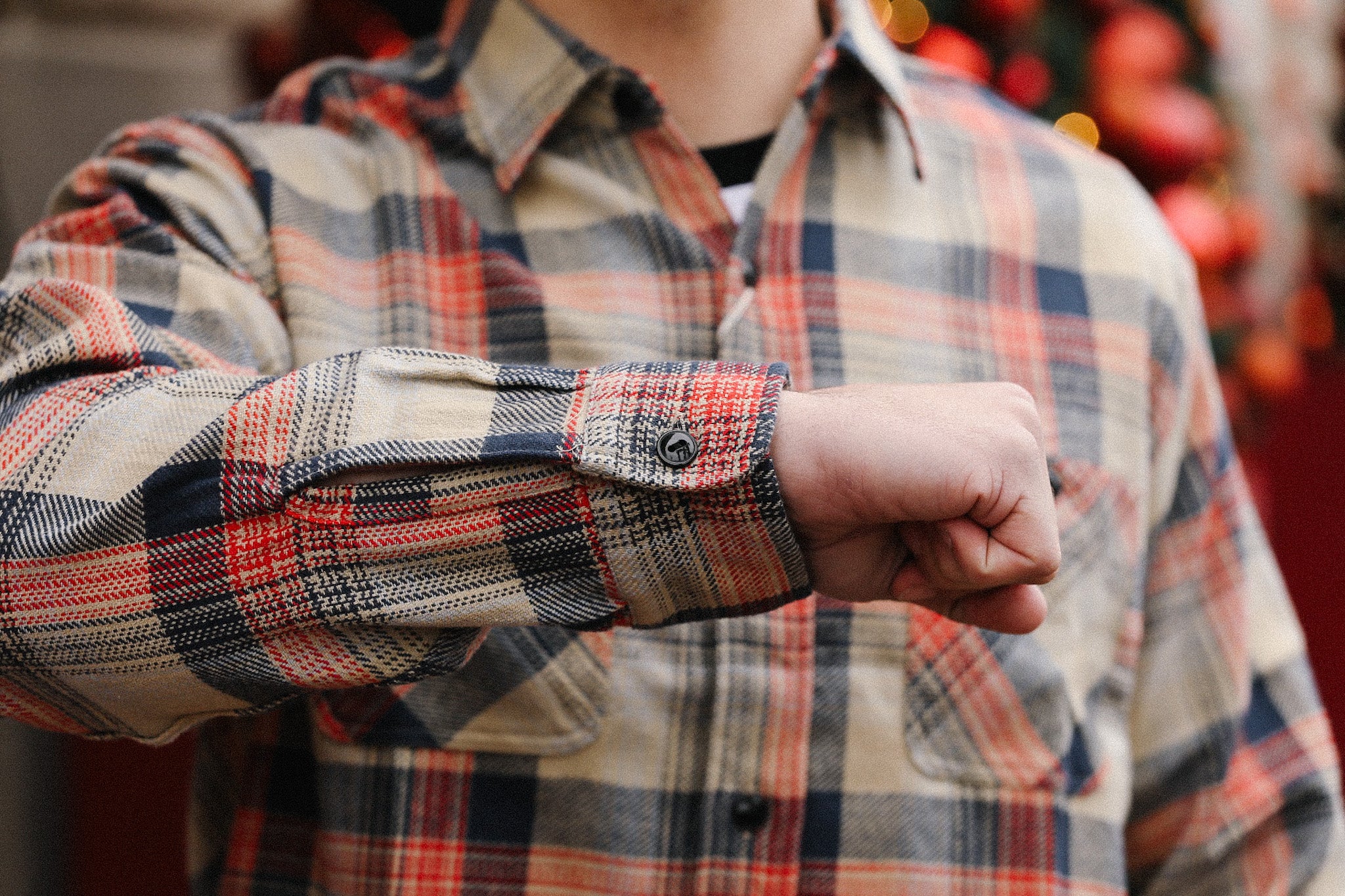 SC29562 Twill Check Work Shirt - Beige – Iron Shop Provisions