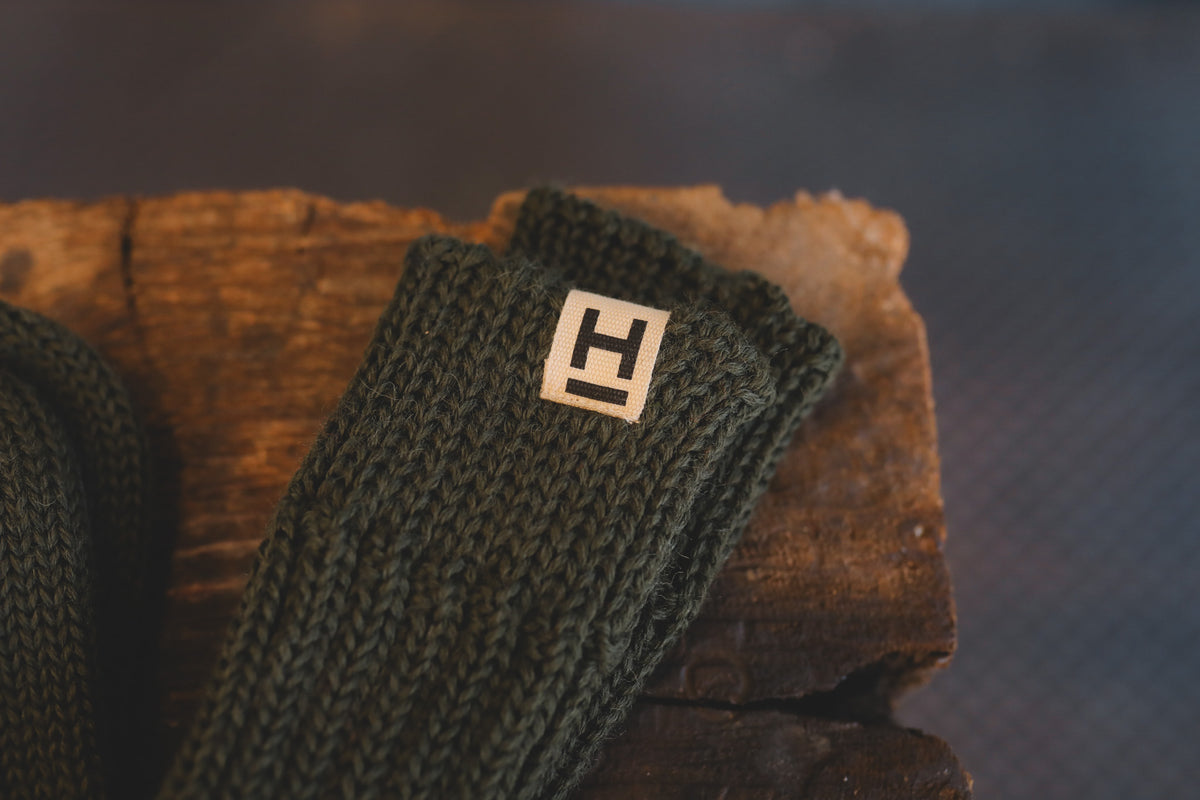 Heimat Textil Wander Sock- Military Green