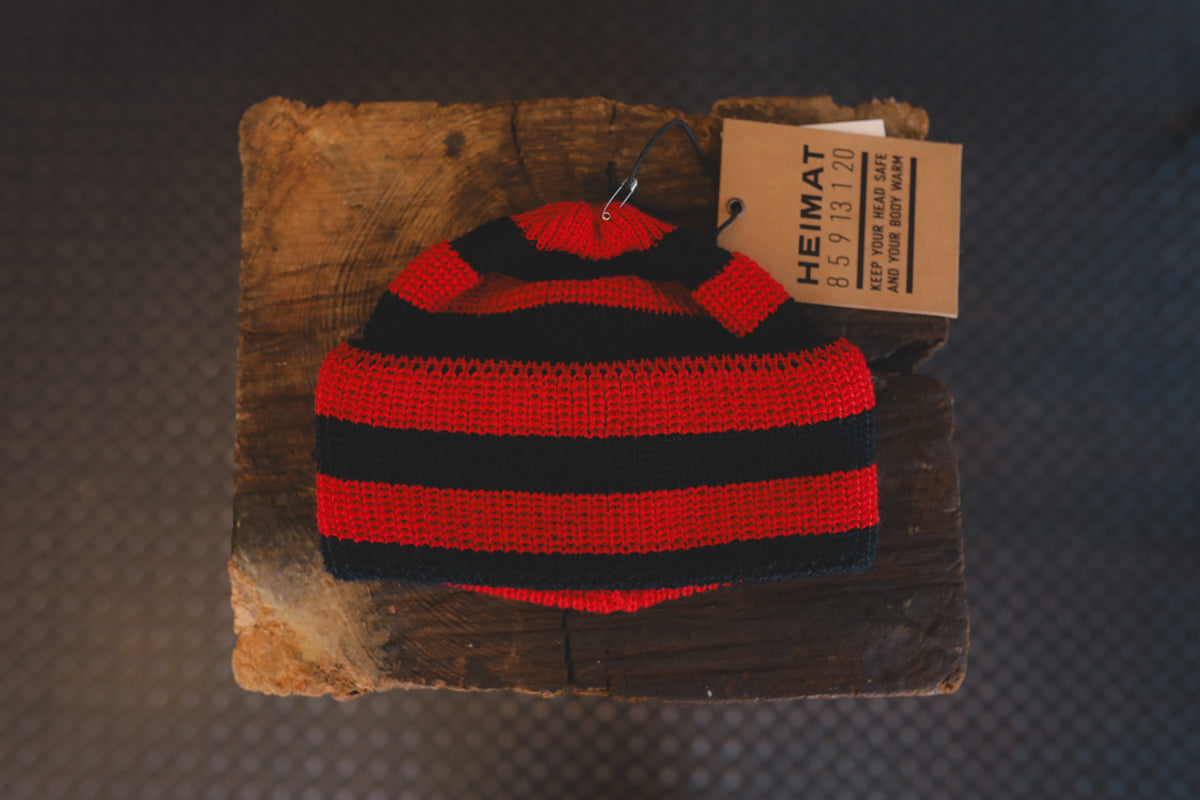 Heimat Textil Jailhouse Hat- Safety Red/ Ink