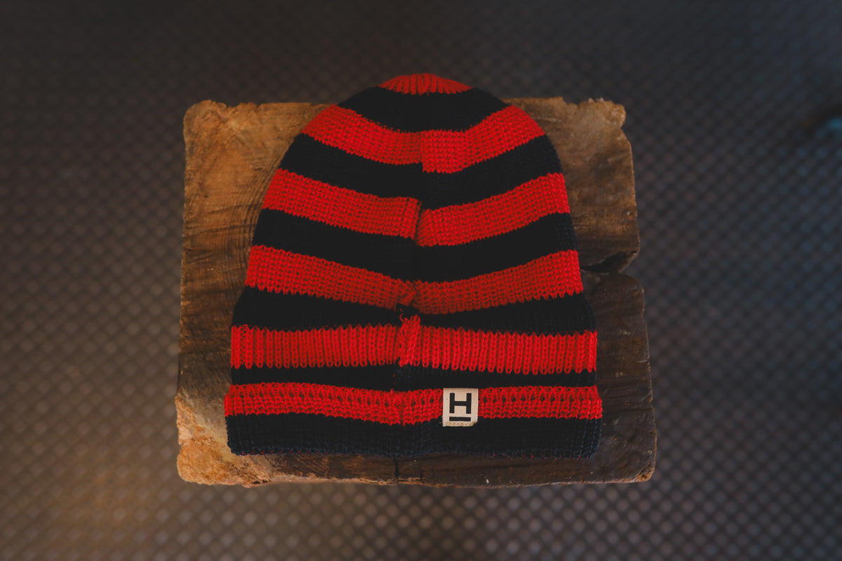 Heimat Textil Jailhouse Hat- Safety Red/ Ink