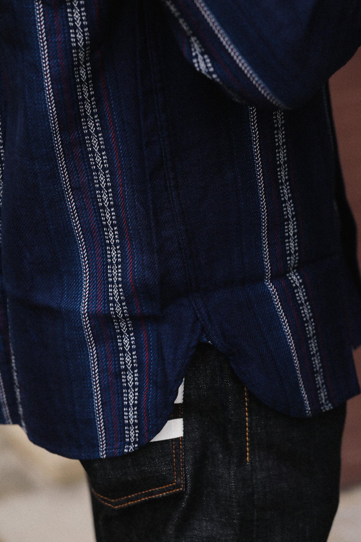 SC29579 Native American Indigo Dobby Work Shirt- Navy – Iron Shop
