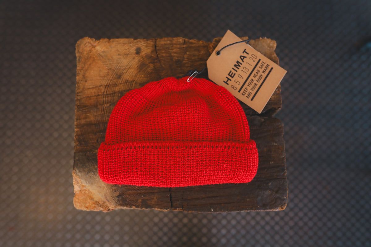 Heimat Textil Deck Hat- Safety Red
