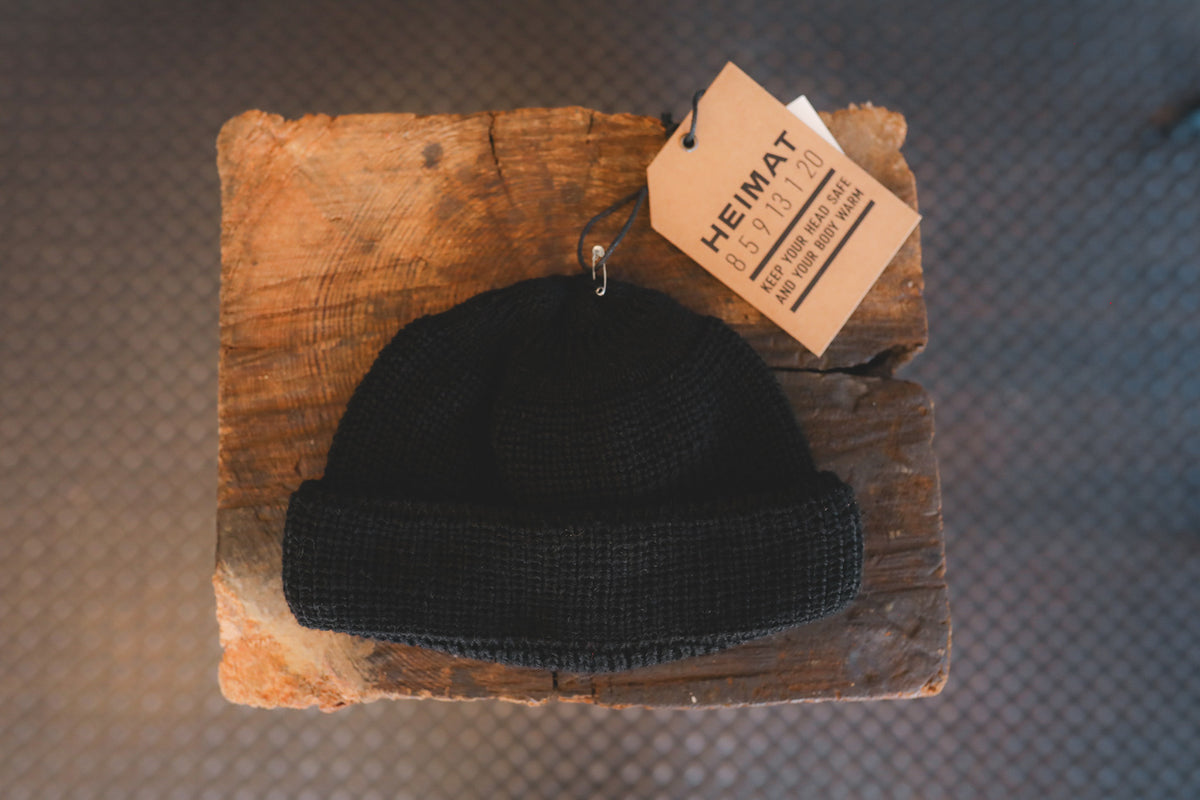 Heimat Textil Deck Hat- Schwarz
