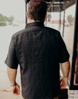 Ripstop Short Sleeved Mechanic Shirt - Black