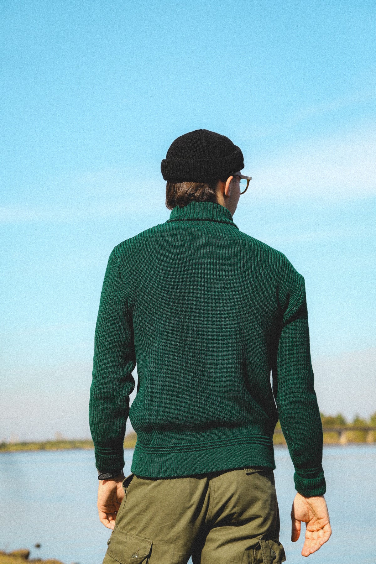 Heimat Textil U-Boat Roll Neck- Tannen Gruen
