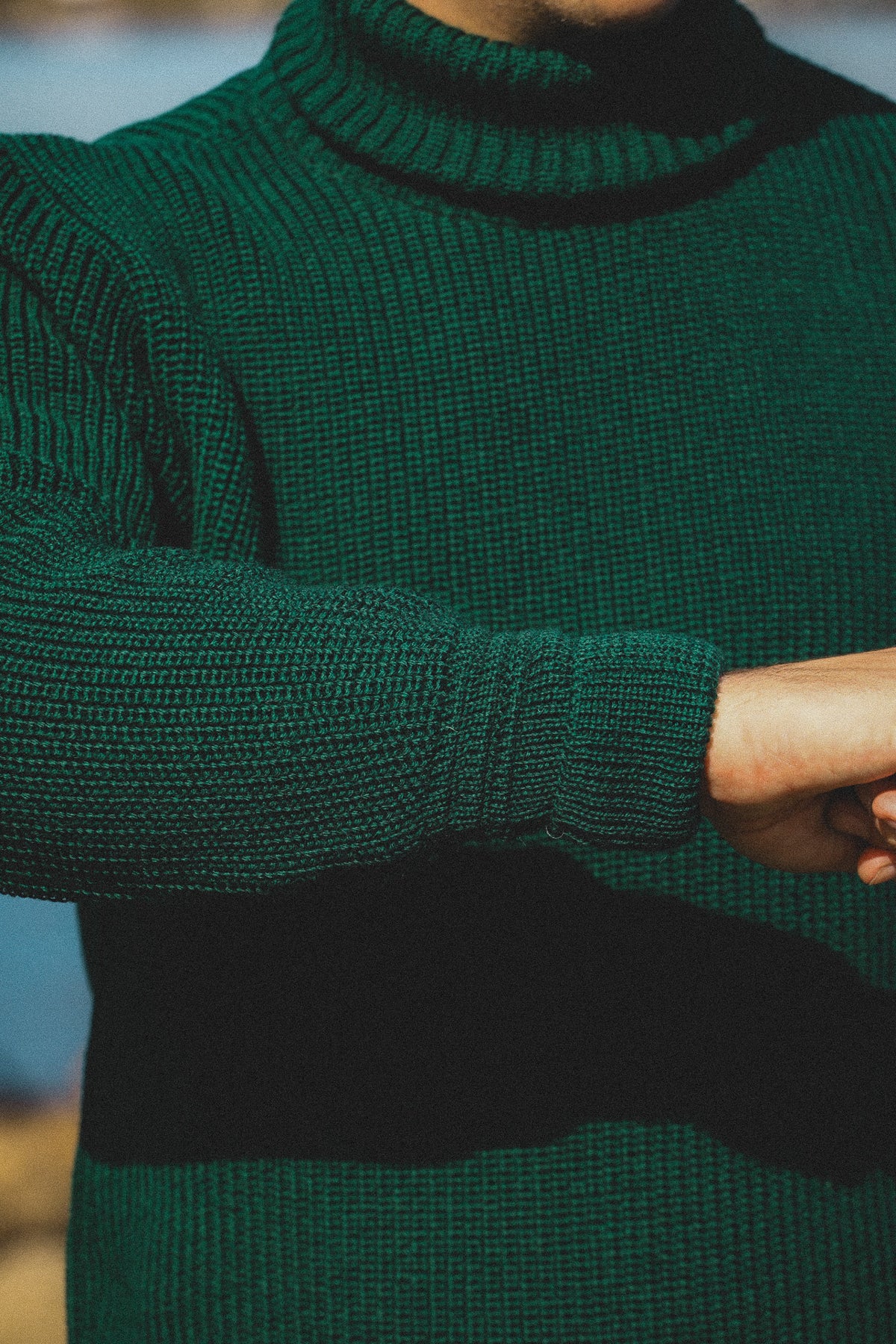 Heimat Textil U-Boat Roll Neck- Tannen Gruen