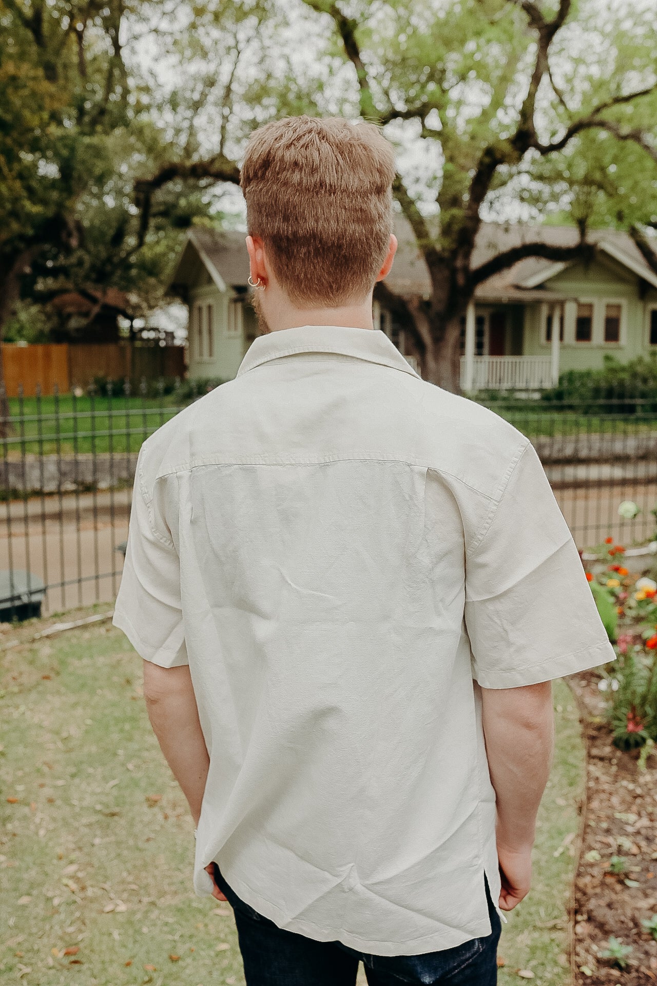 West Linen Shirt - Bone