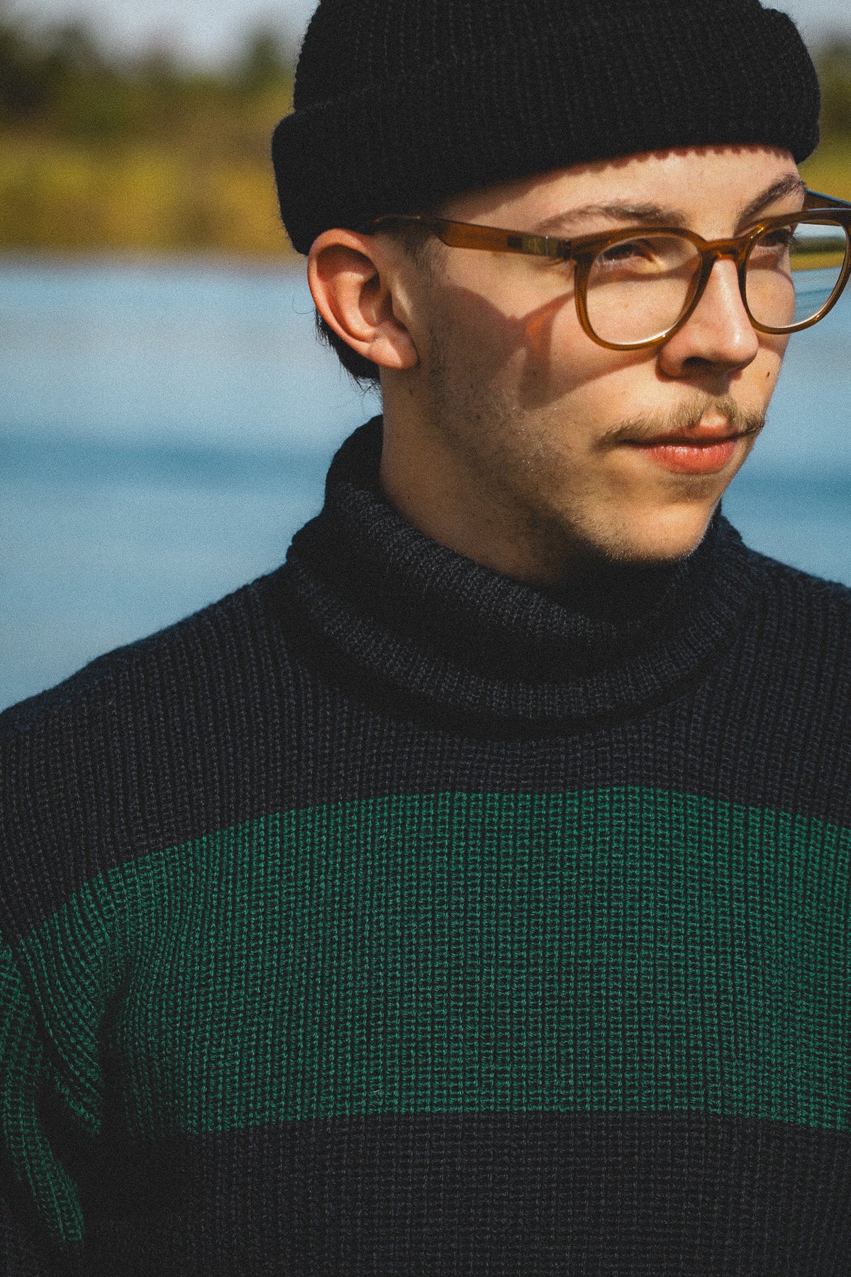 Heimat Textil Signal Roll Neck- Tannen Gruen/ Ink