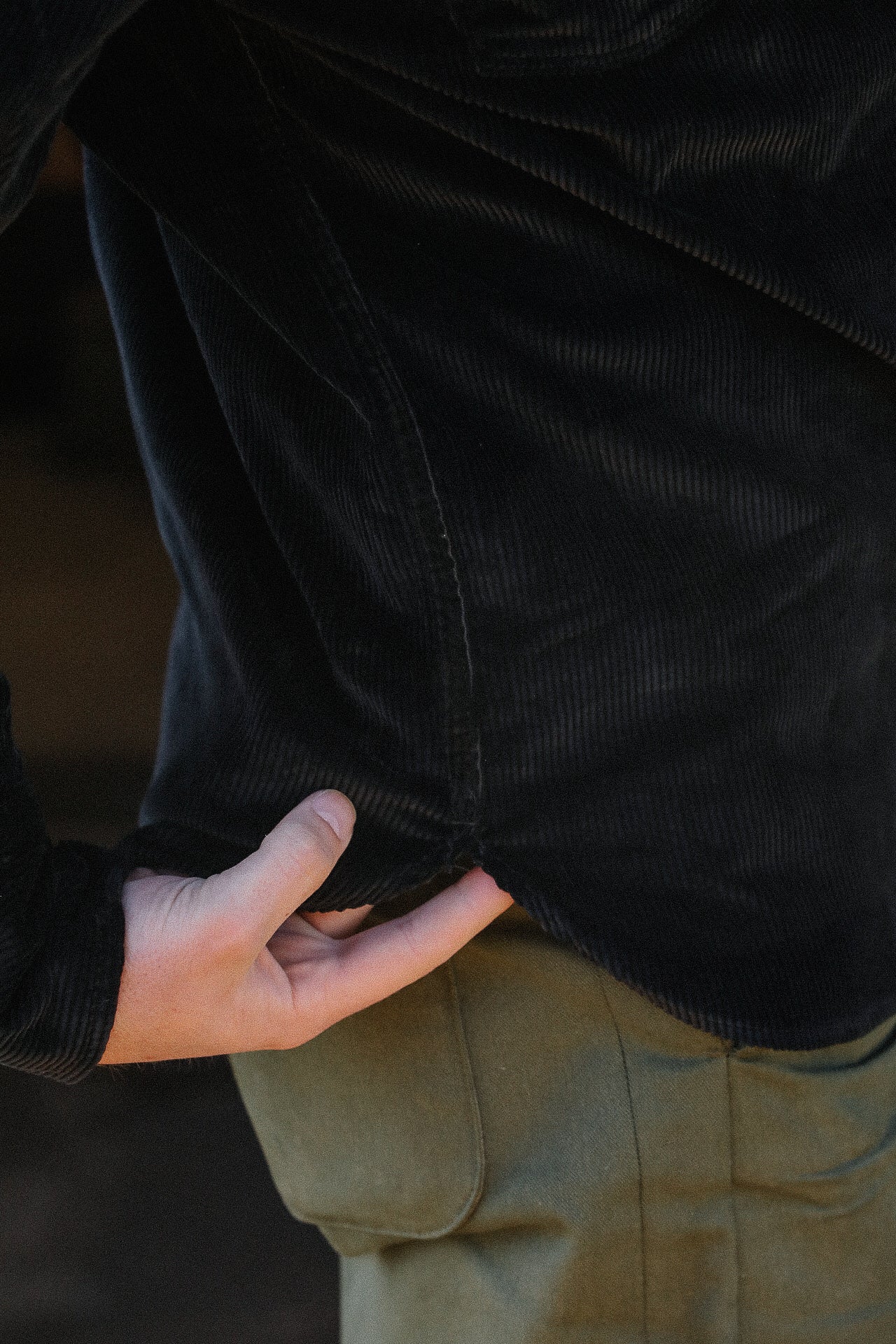 Calico Corduroy- Black