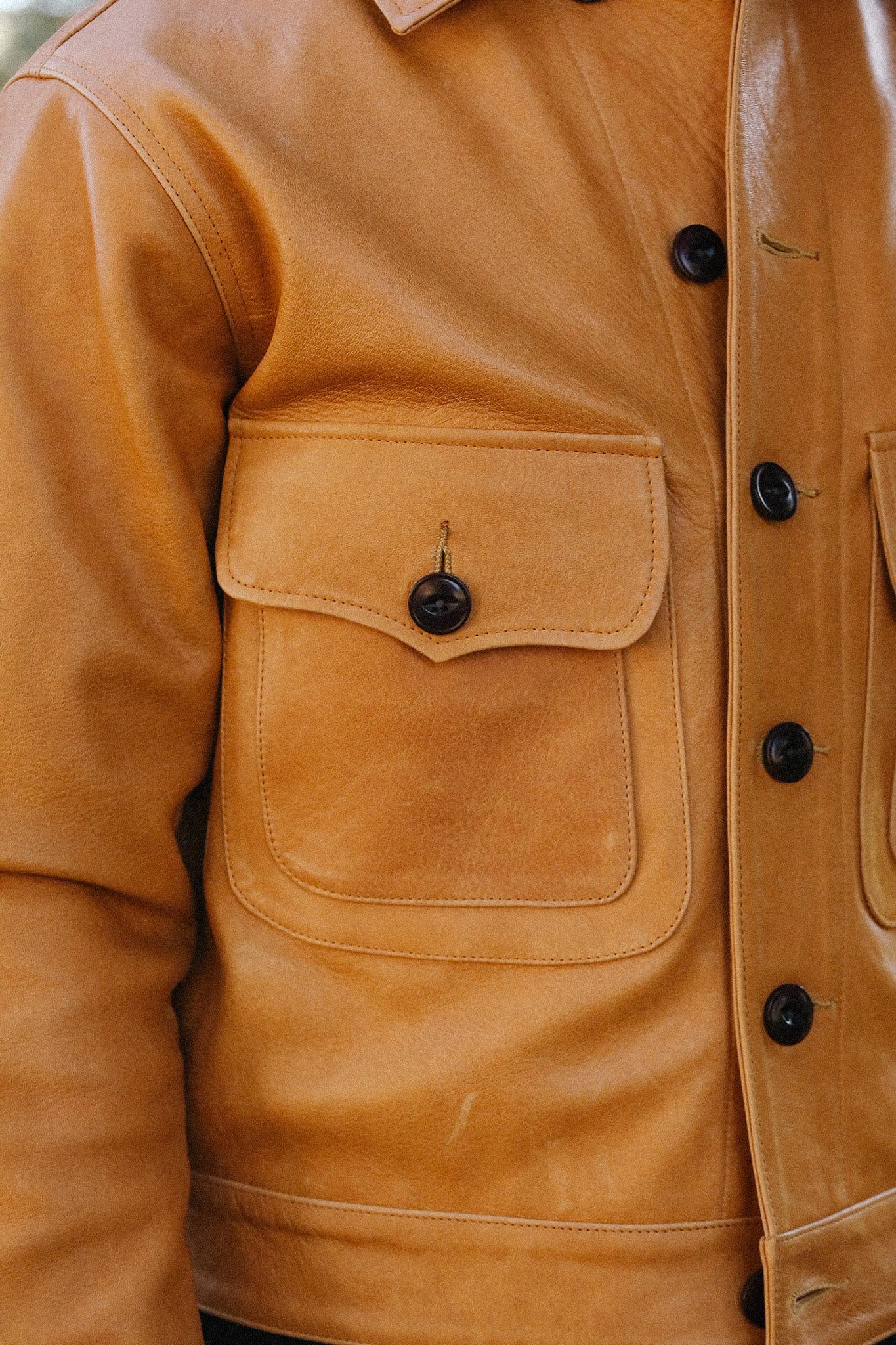 Grafton Jacket-Tan Horsehide