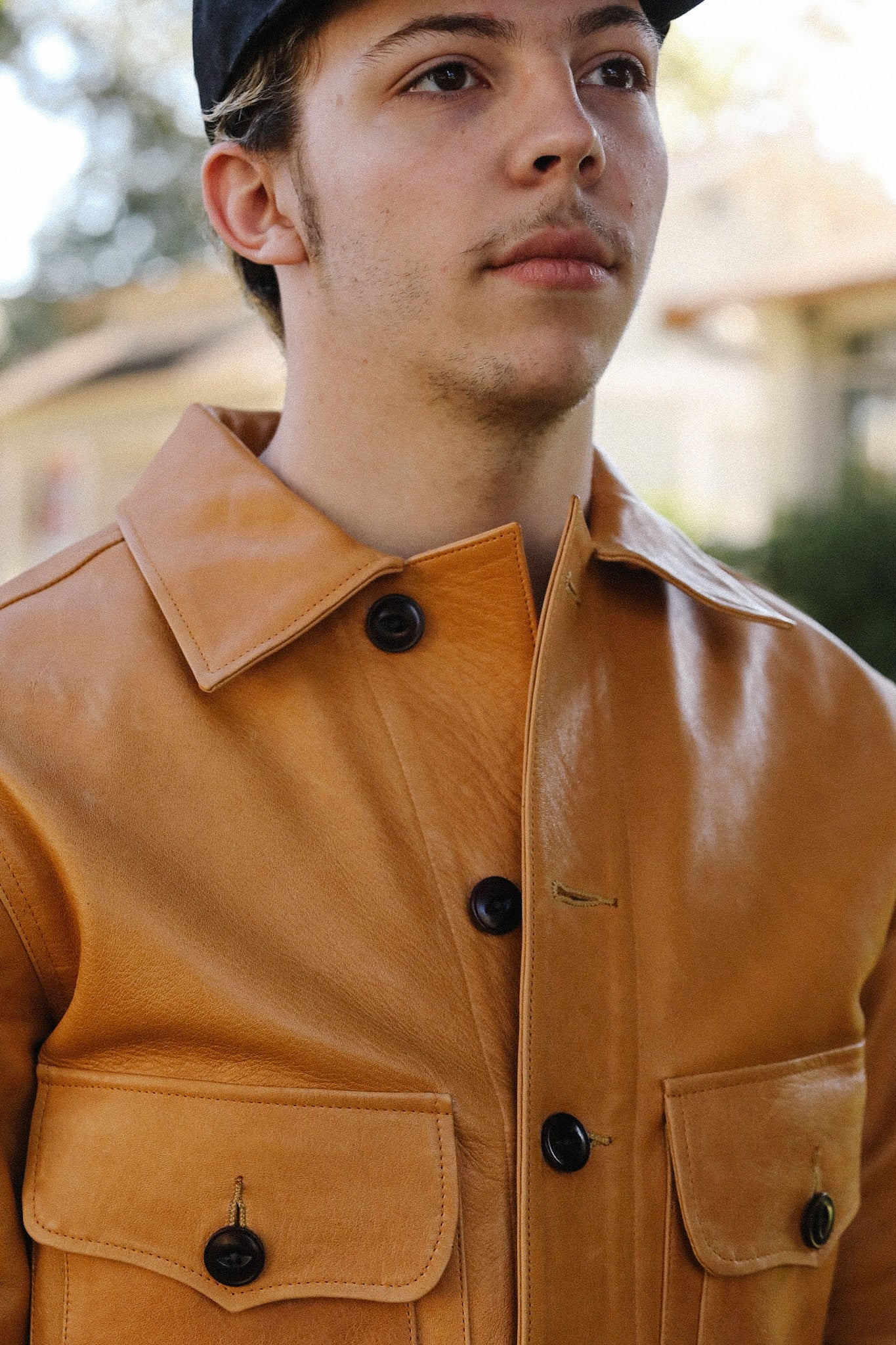Grafton Jacket-Tan Horsehide