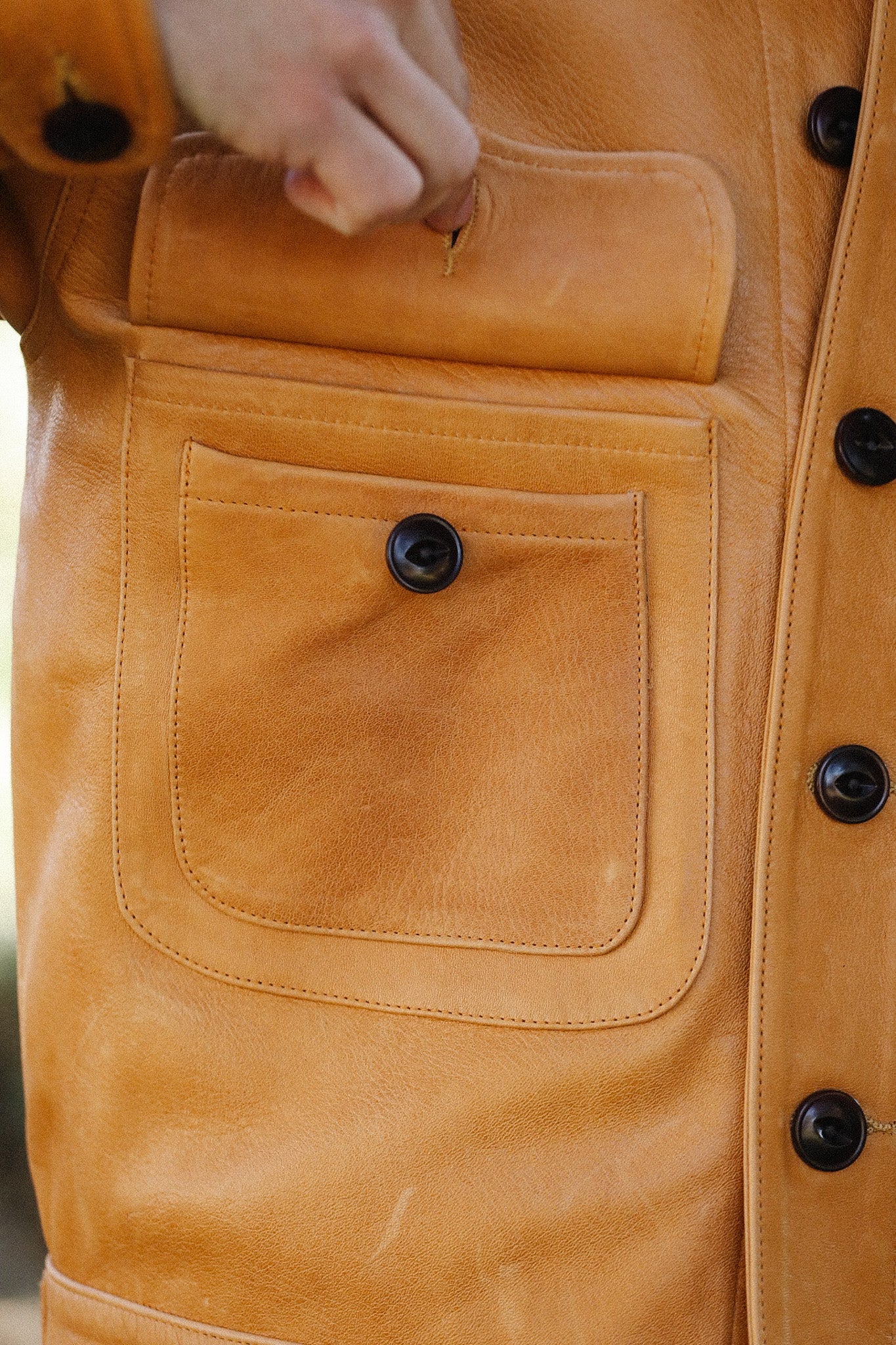 Grafton Jacket-Tan Horsehide