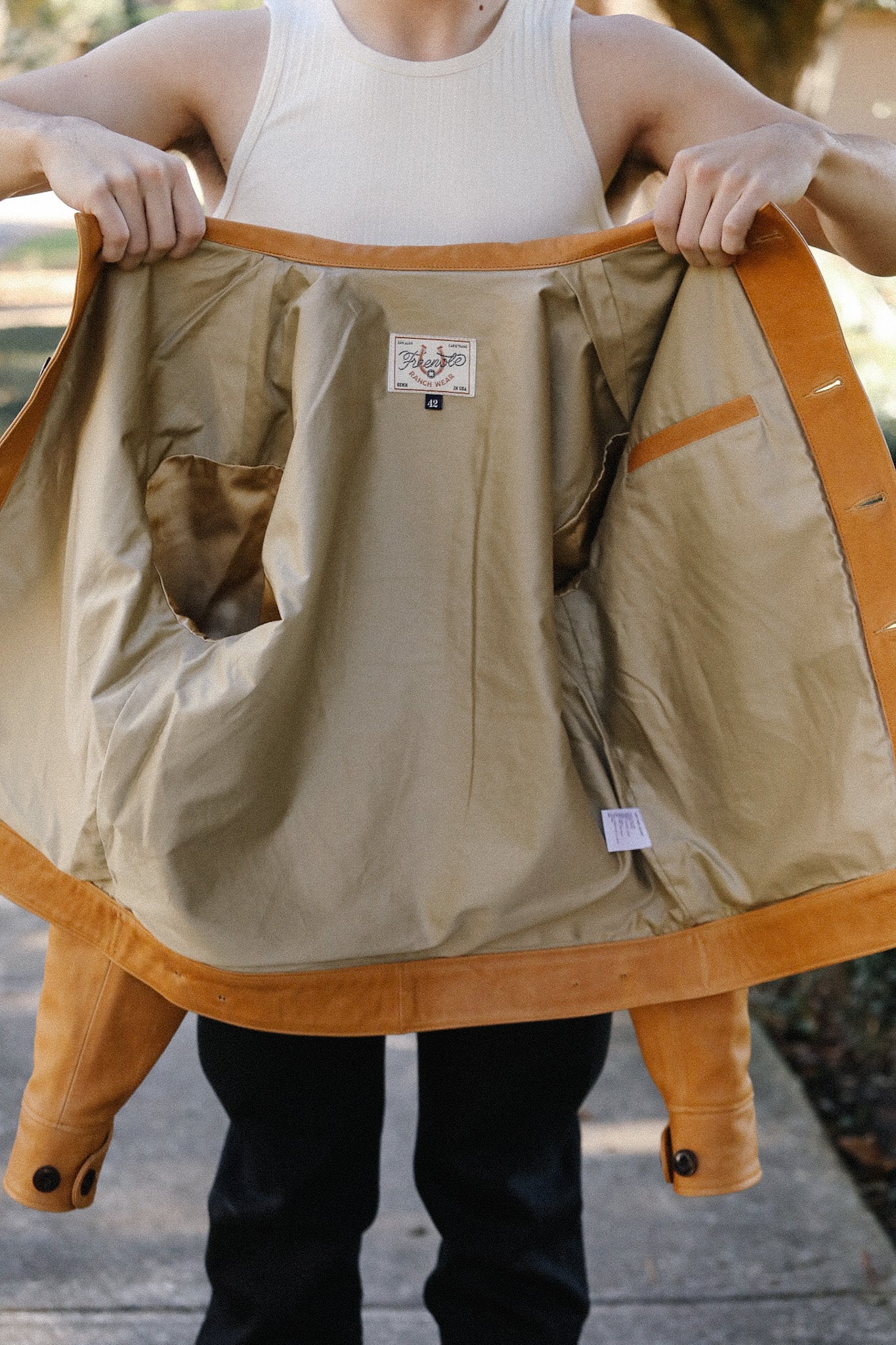 Grafton Jacket-Tan Horsehide