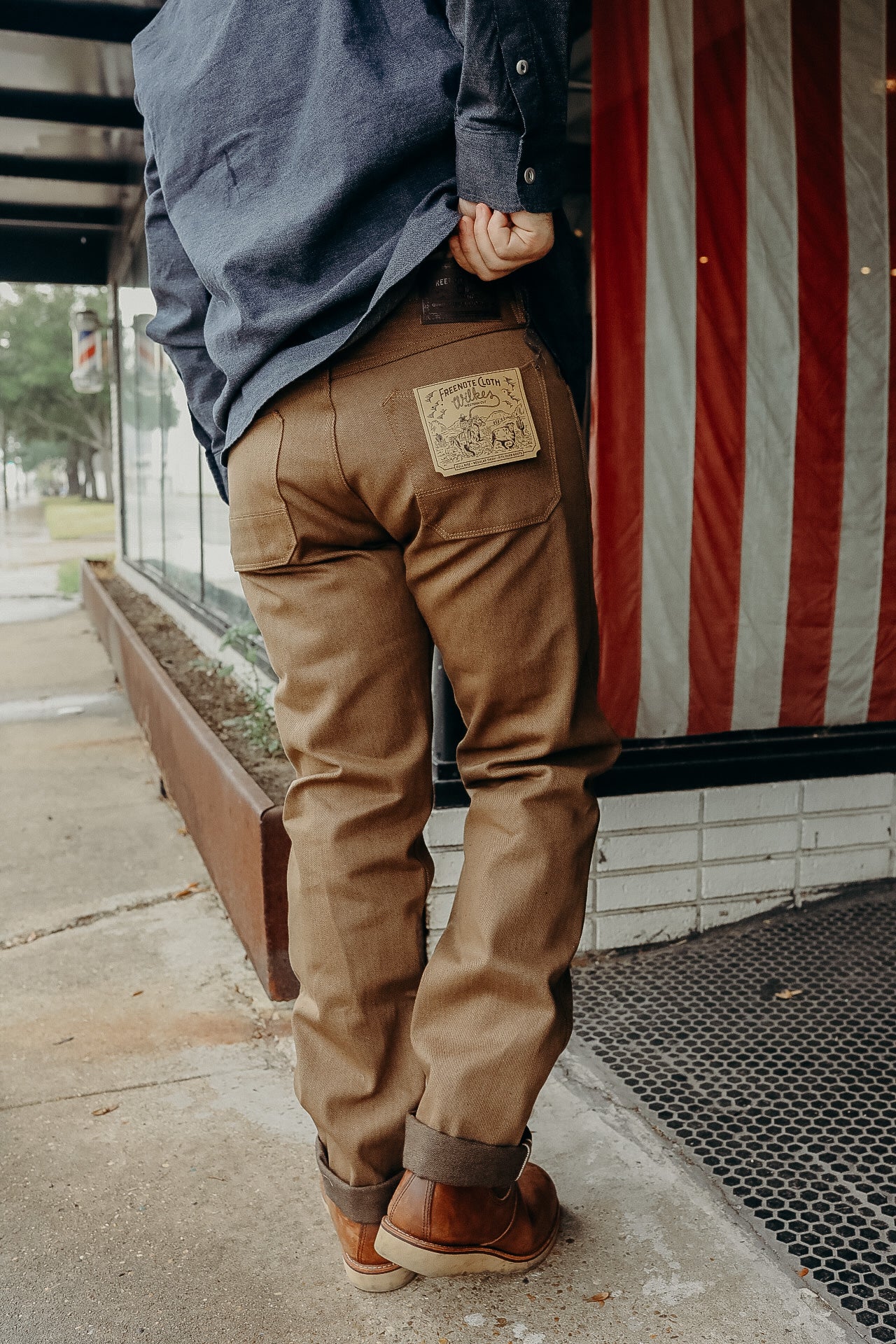 Wilkes Western- 15oz Brown Denim – Iron Shop Provisions