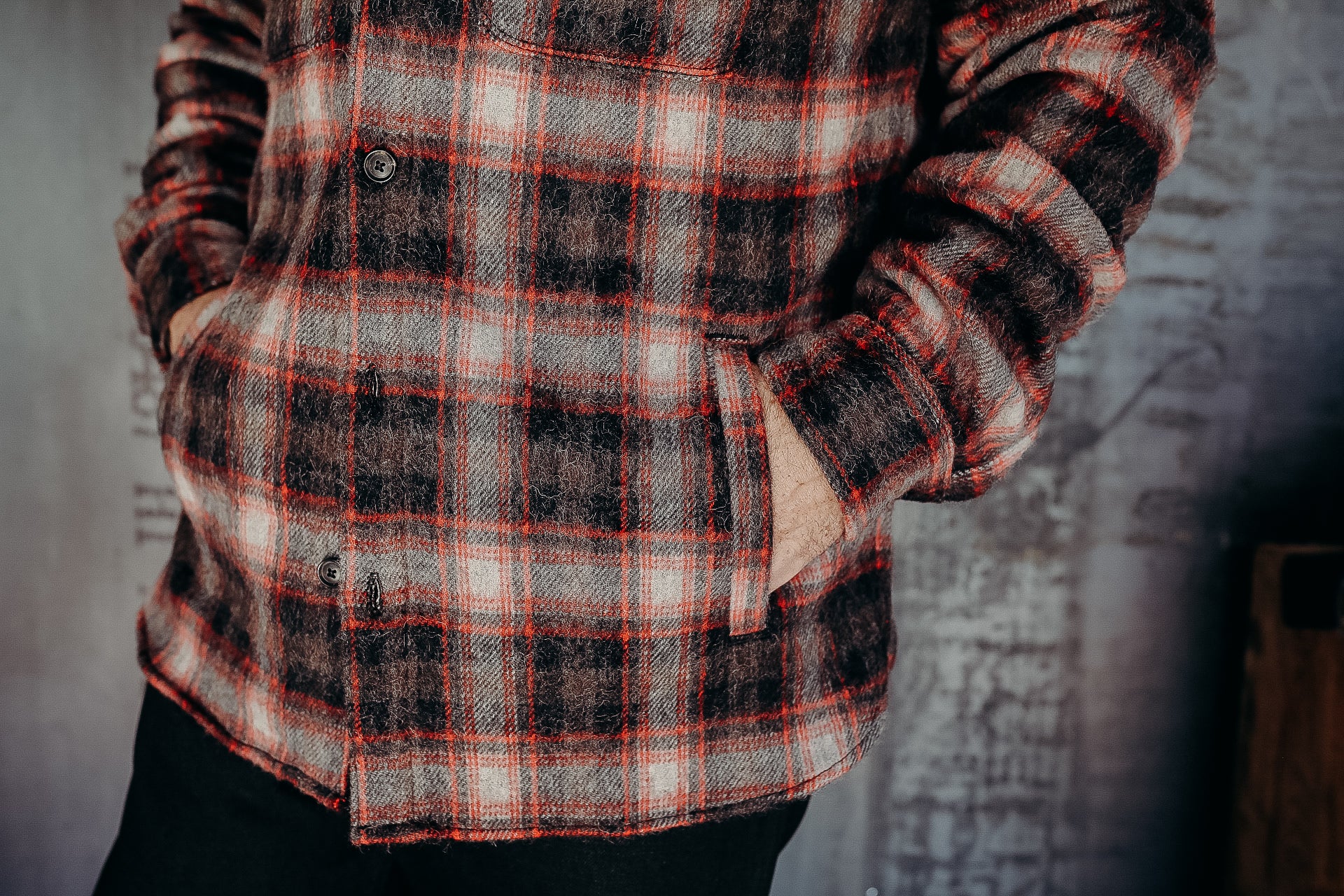 Alta Black Plaid