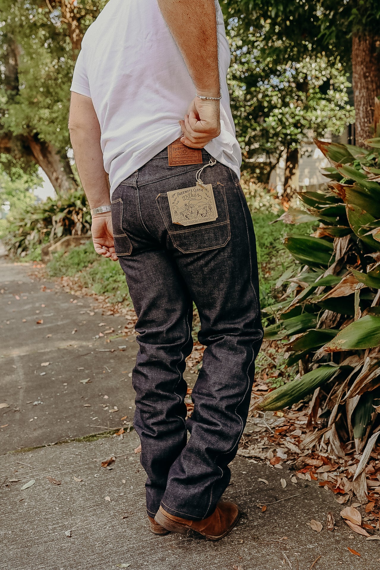 大人女性の Wilkes Western 14.25oz Broken Twill Japanese Denim – Iron その他