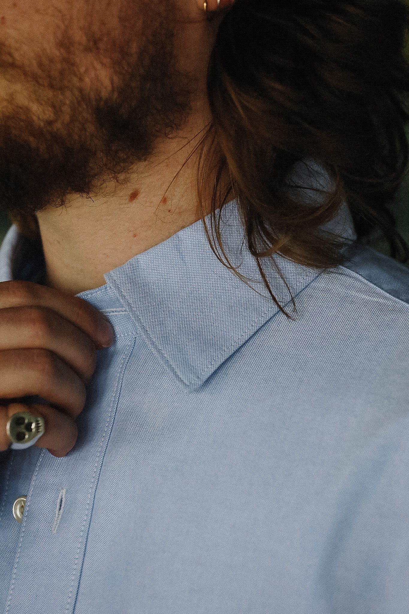 ANM Oxford Shirt -Sax Blue Iron Shop Provisions ANM Oxford Shirt -Sax Blue Iron Shop Provisions