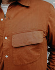 Western Overshirt- Rust