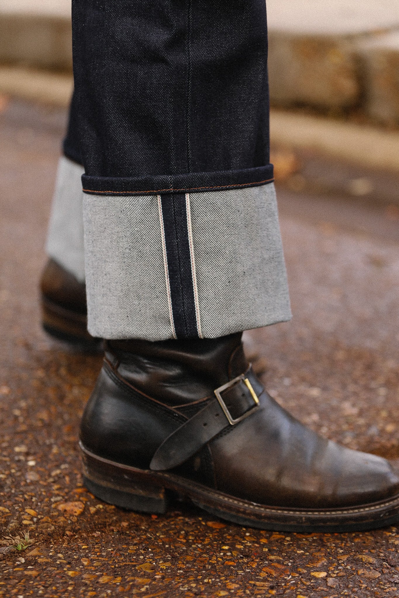 WS-16K ANM Wide Straight Jeans- 16.5oz "Kaisen Denim" Indigo