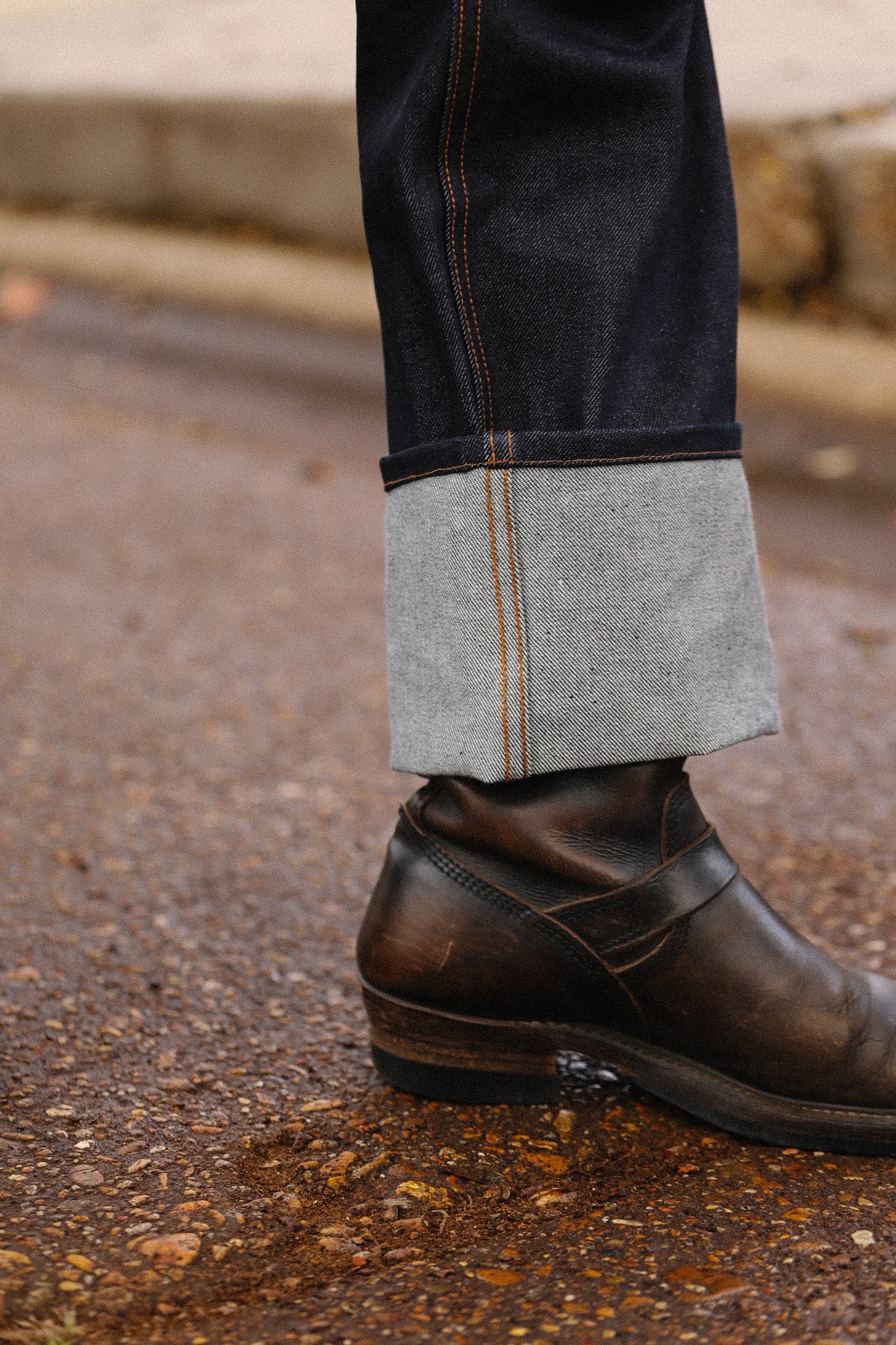 WS-16K ANM Wide Straight Jeans- 16.5oz "Kaisen Denim" Indigo