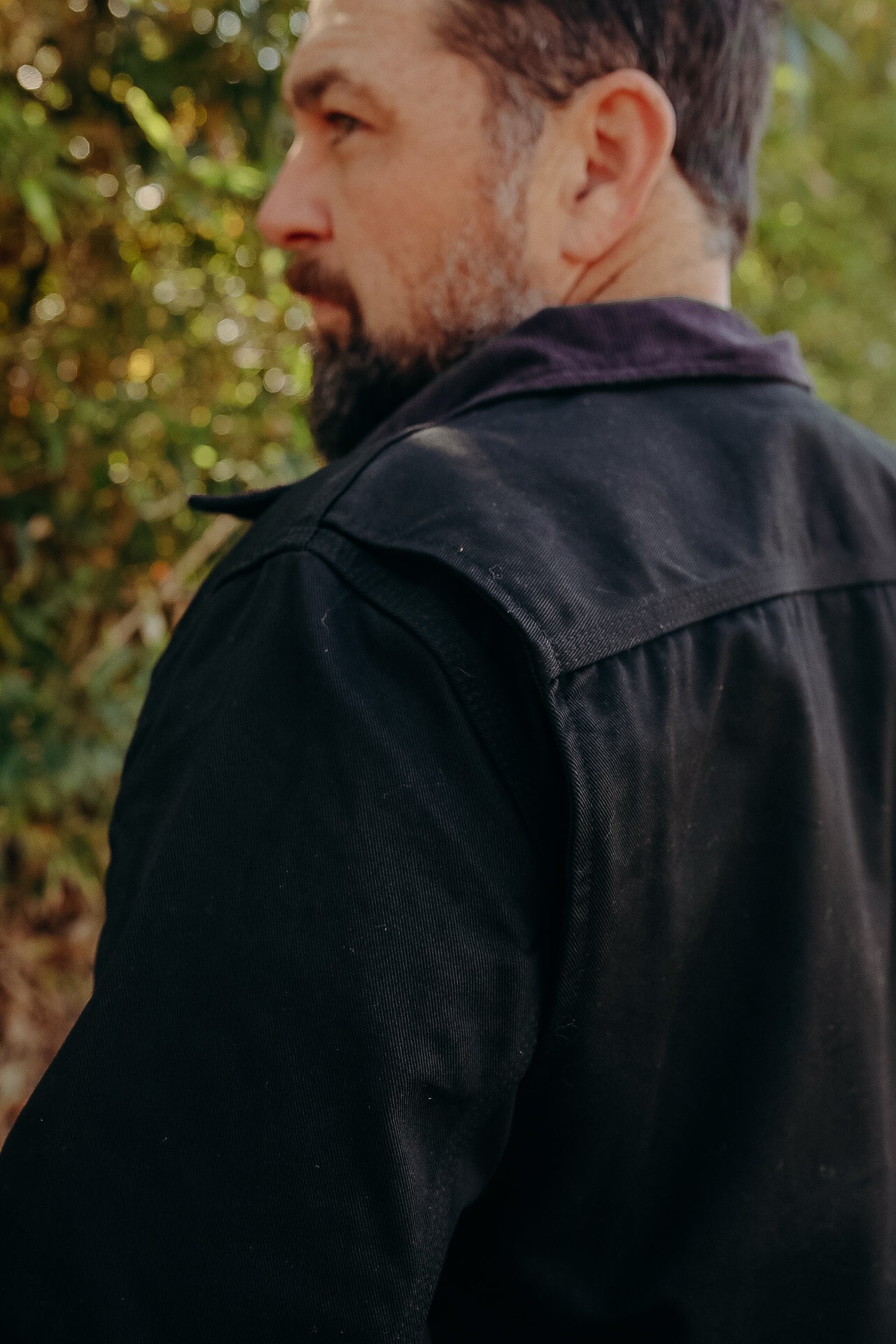 12oz Kurashikizome® Twill Work Jacket - Black IHJ-144-BLK