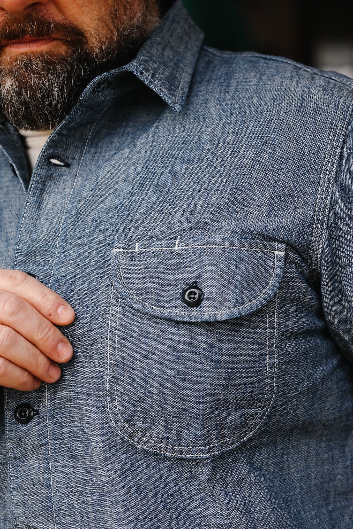 Work Shirt- Rinsed Chambray – Iron Shop Provisions
