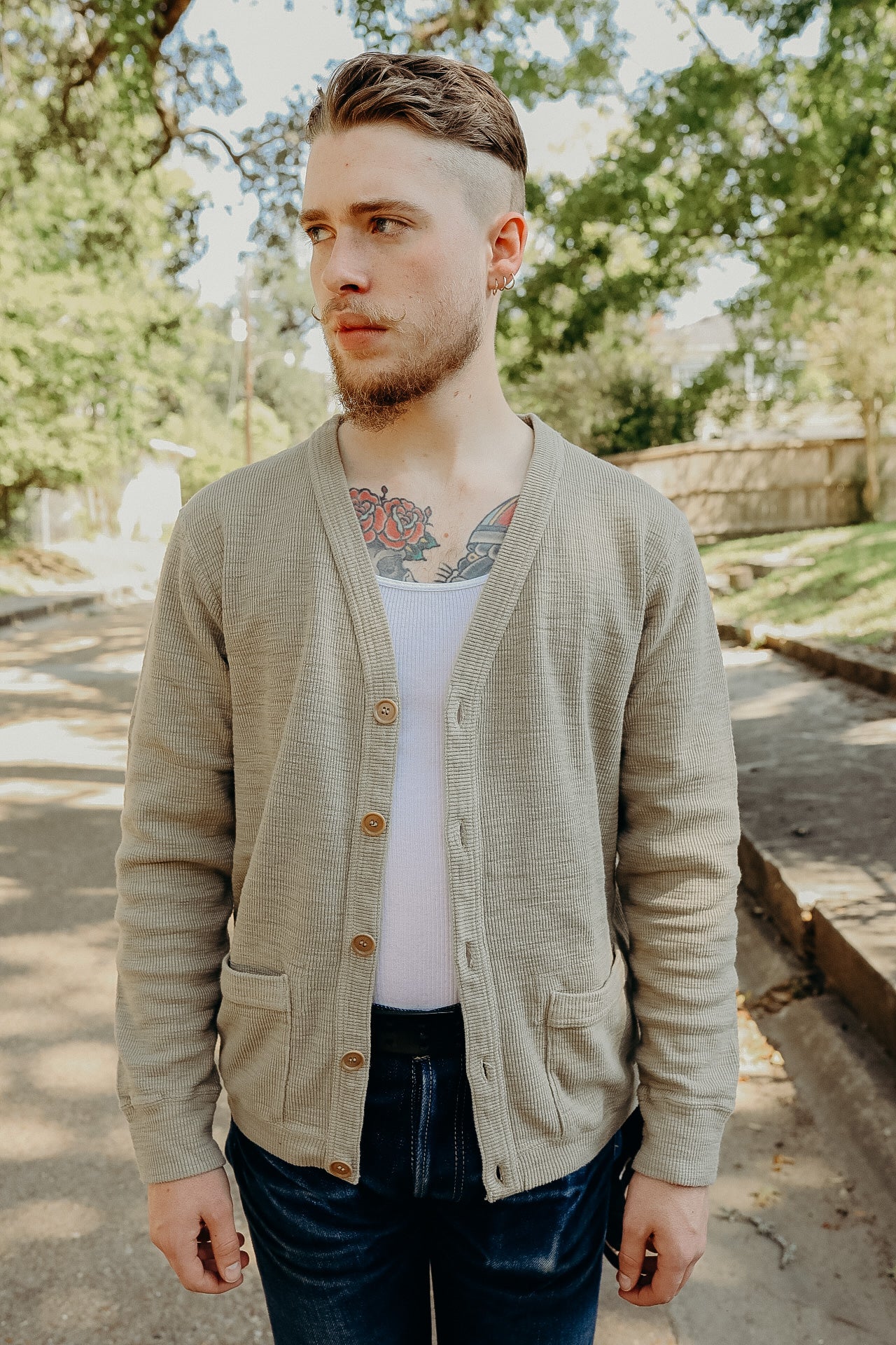 Cardigan- Beige