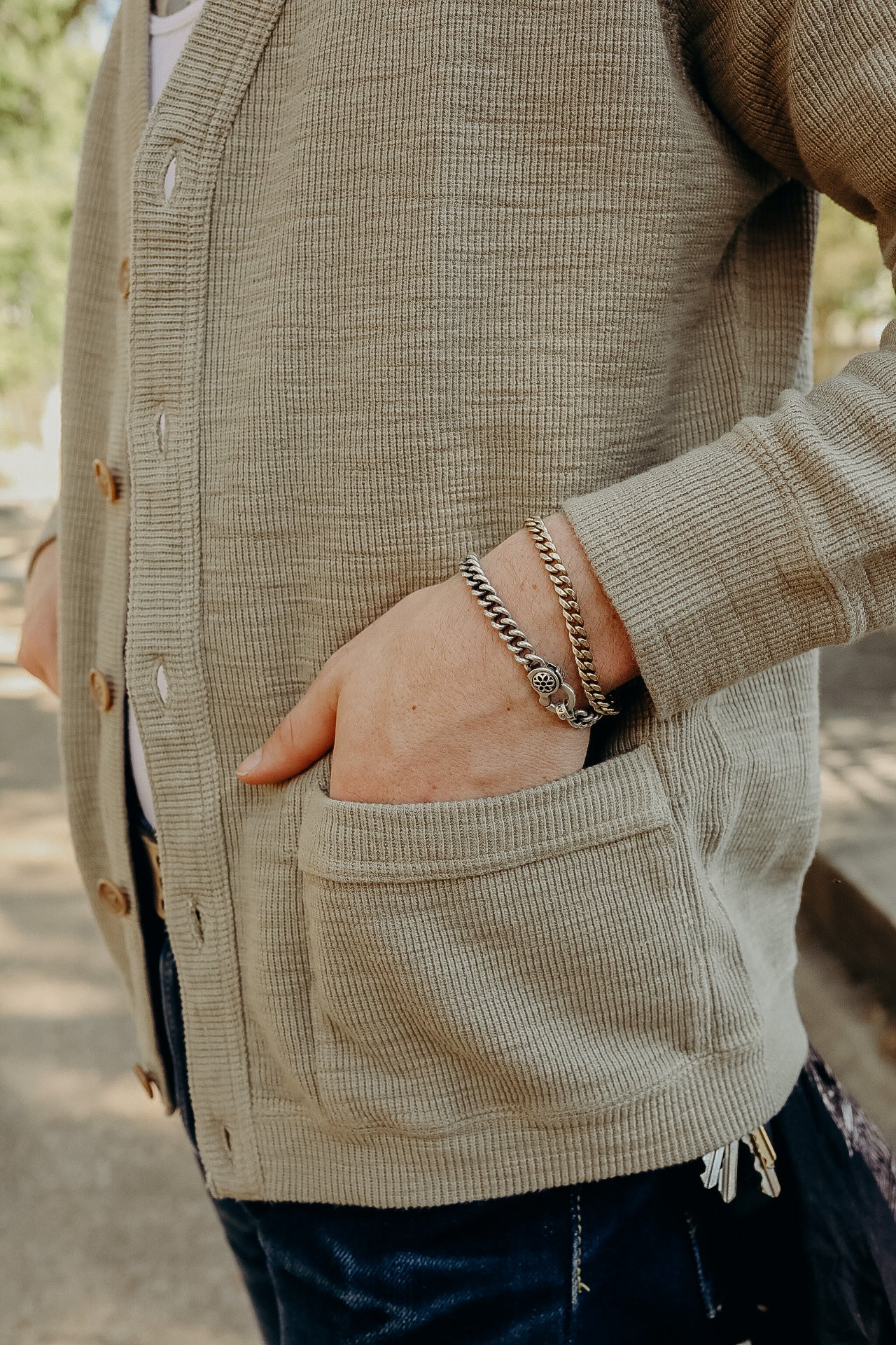 Cardigan- Beige