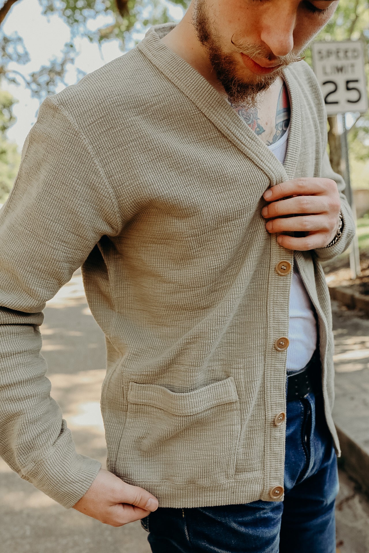 Cardigan- Beige