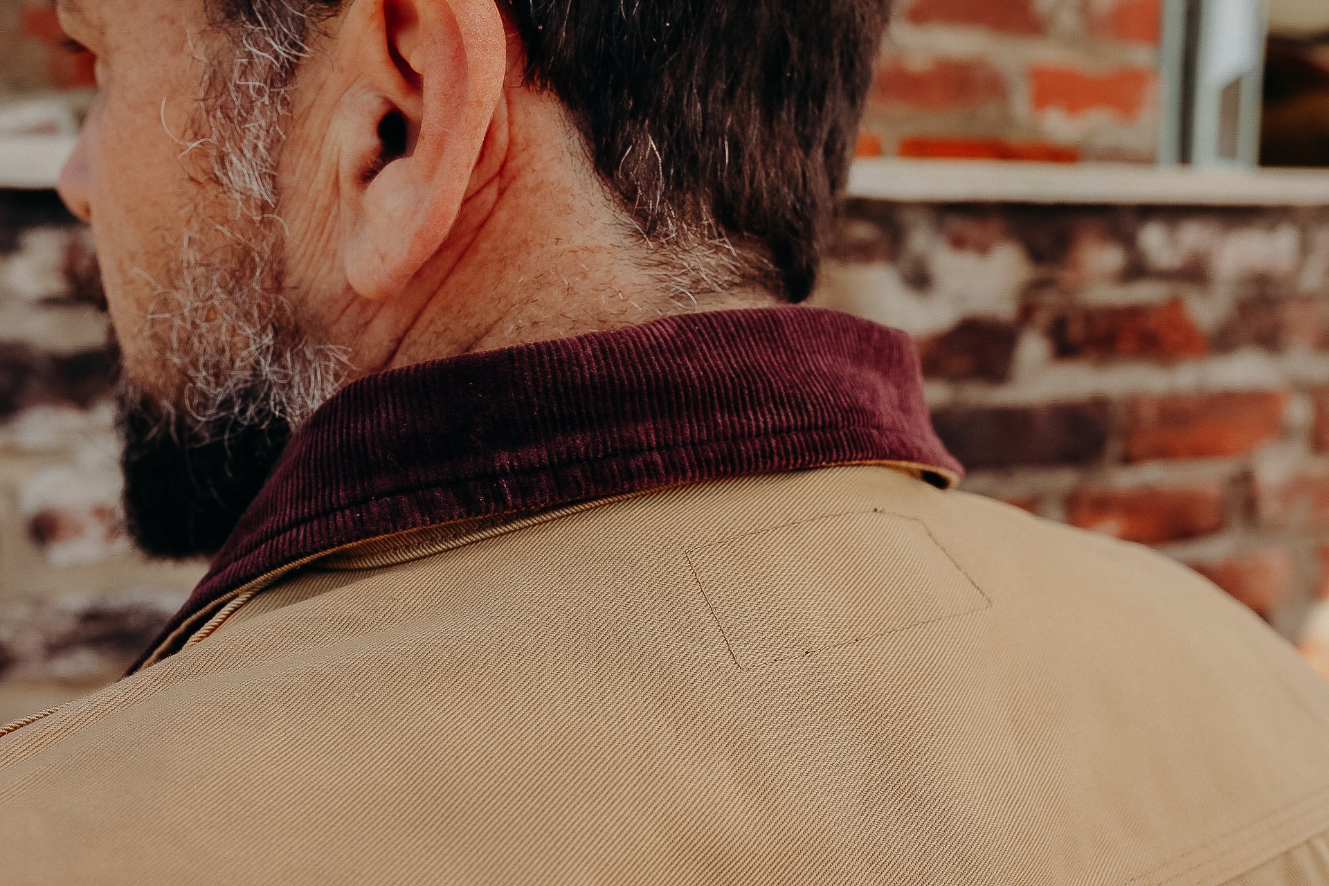 12oz Kurashikizome® Twill Work Jacket - Beige IHJ-144-BEI