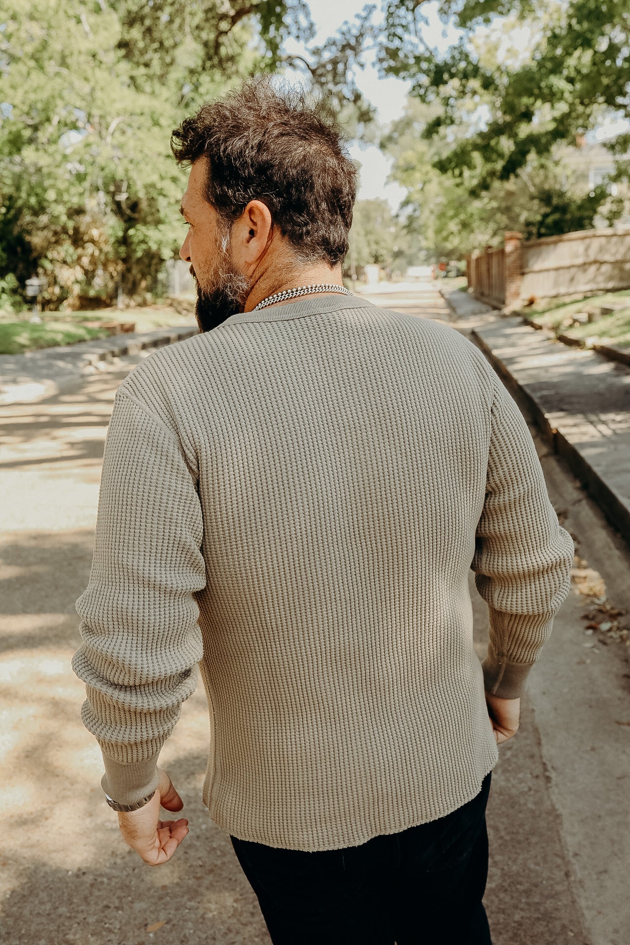 Big Waffle Thermal- Beige