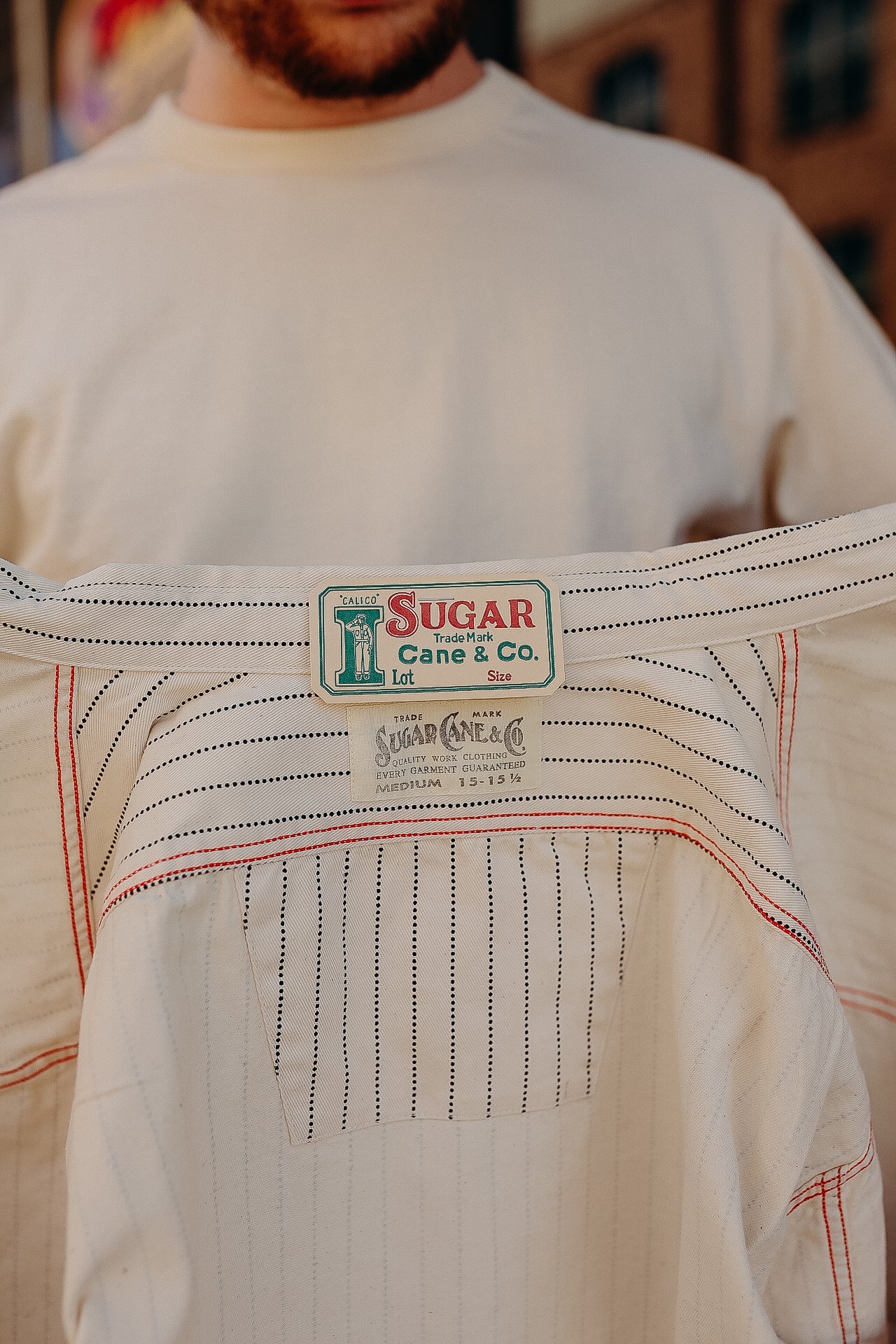 Fiction Romance Work Shirt- White Wabash (SC27076)