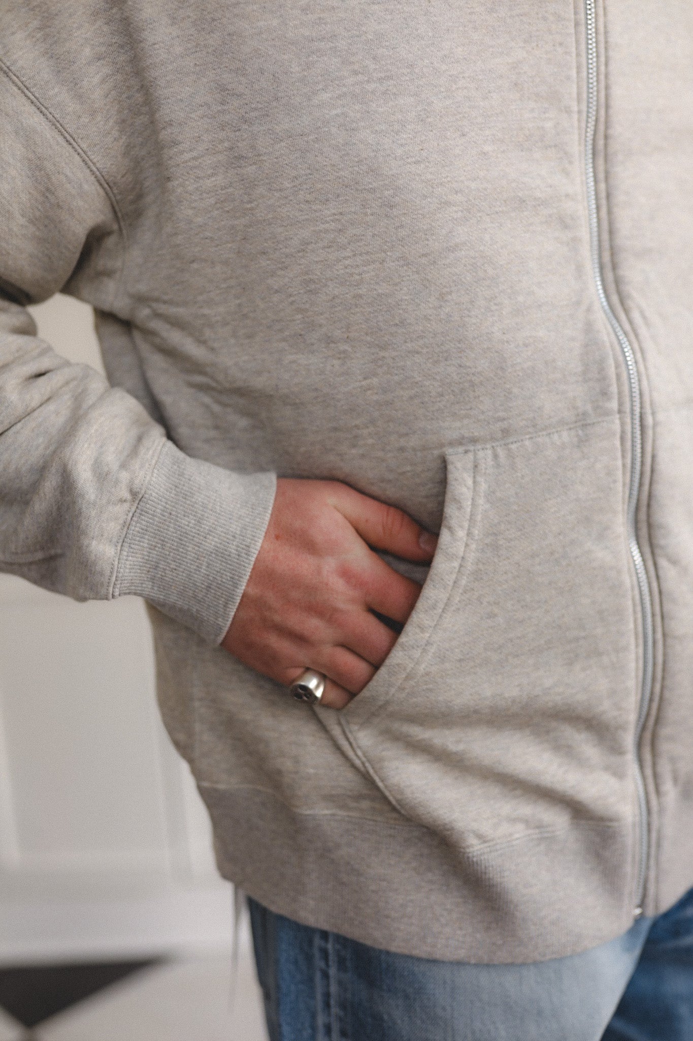 Visvim Jumbo SB Dual Hoodie F.Z.- Grey – Iron Shop Provisions