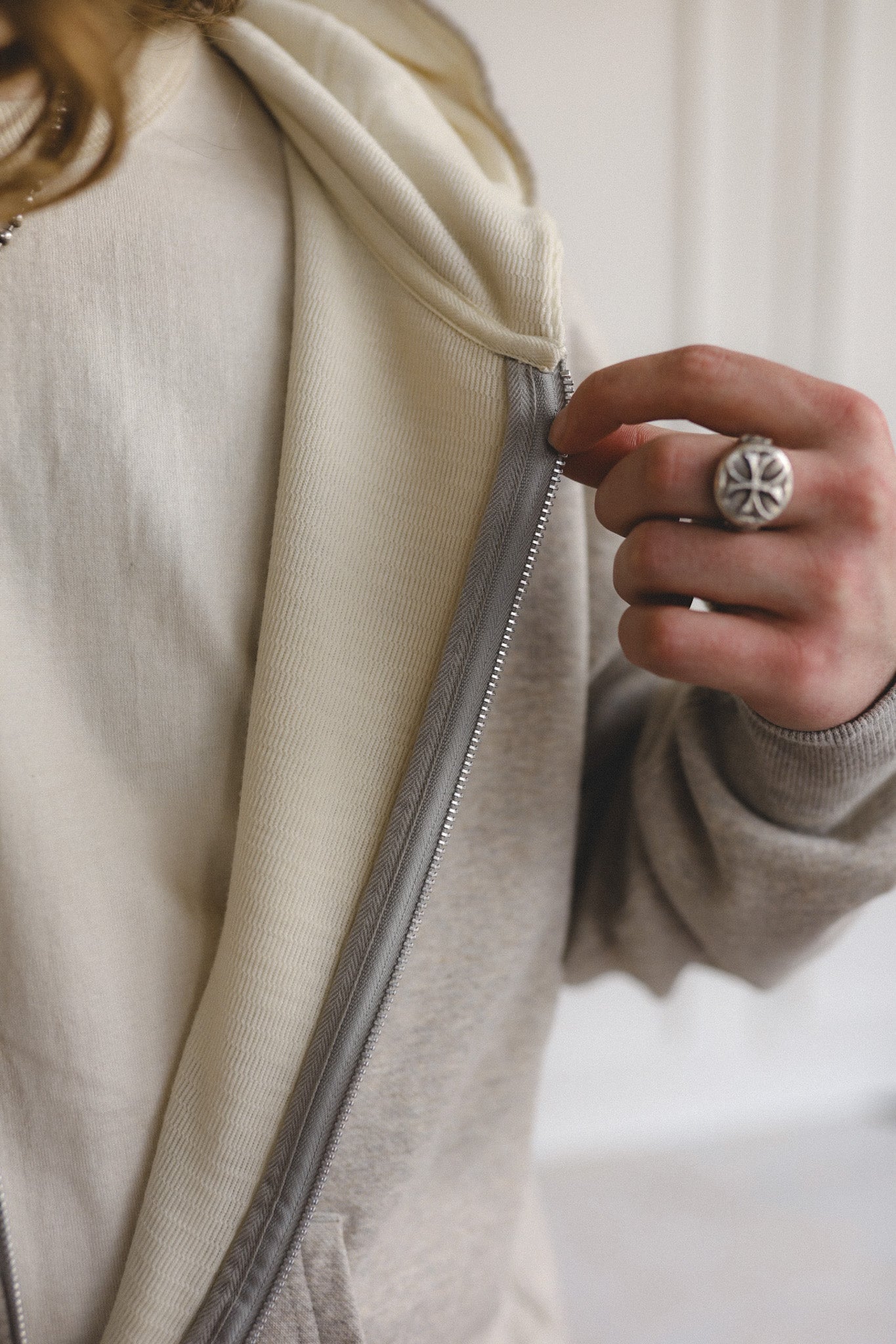 Visvim Jumbo SB Dual Hoodie F.Z.- Grey – Iron Shop Provisions