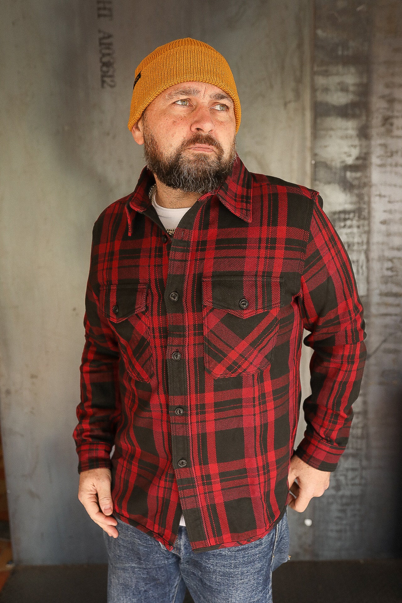 Extra Heavy Flannel Shirt Red – Iron Shop Provisions