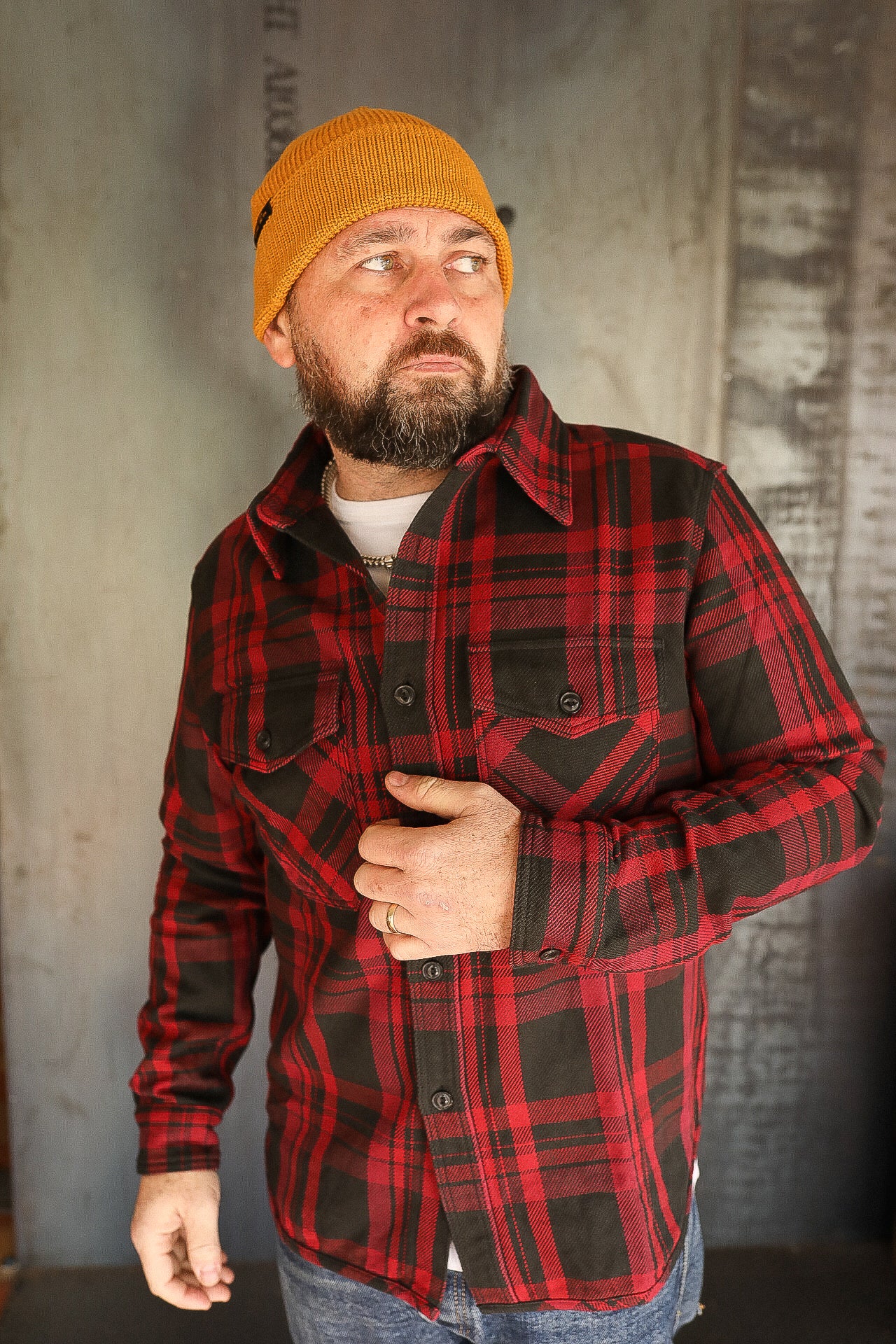 Extra Heavy Flannel Shirt Red – Iron Shop Provisions
