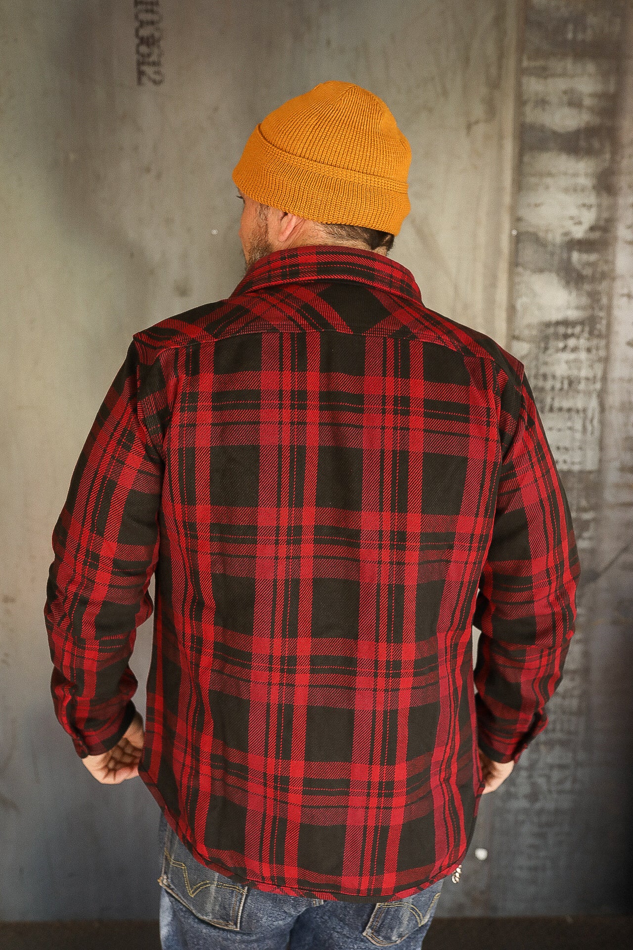 Extra Heavy Flannel Shirt Red