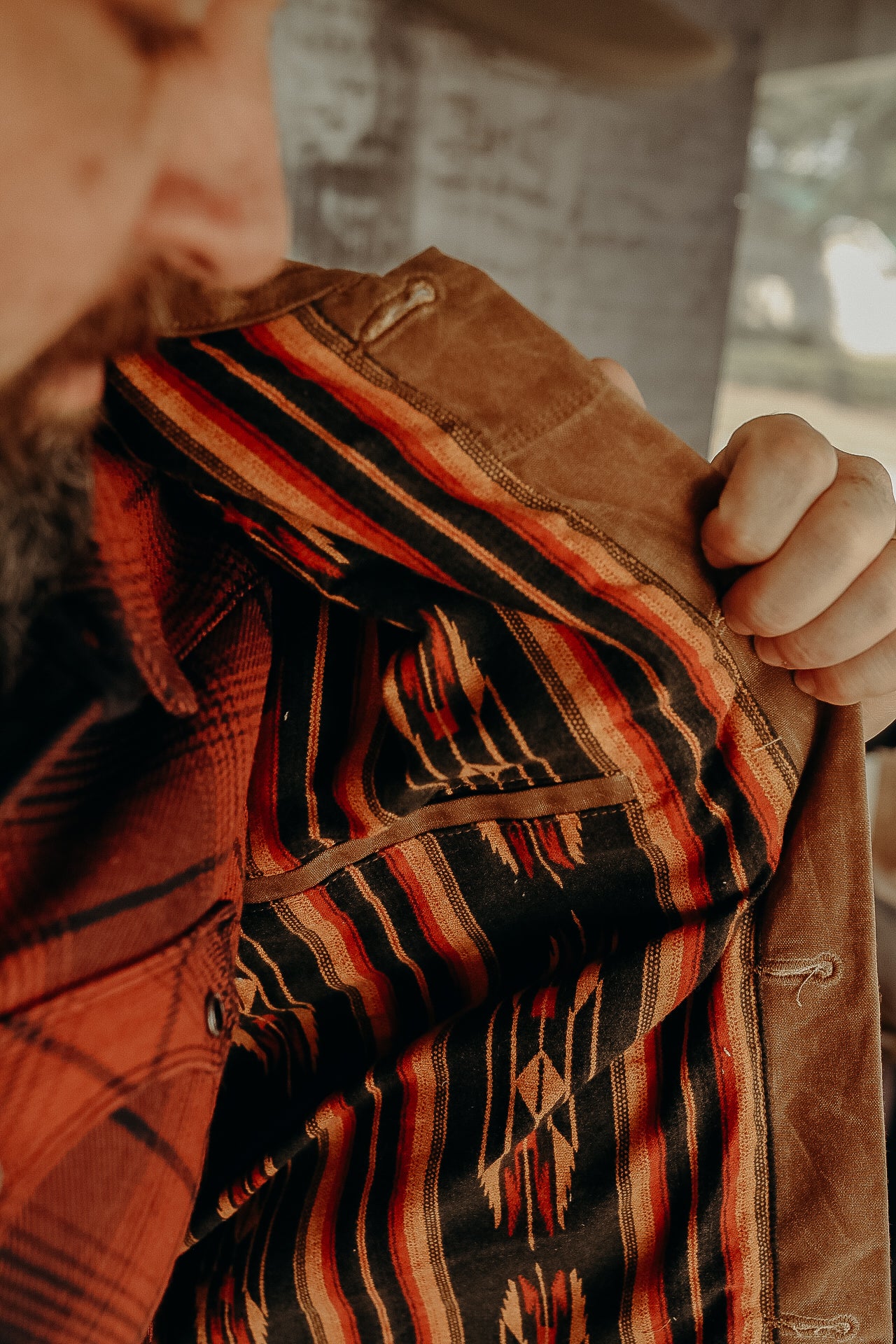 RJ-1 Riders Jacket Waxed Canvas- Rust – Iron Shop Provisions