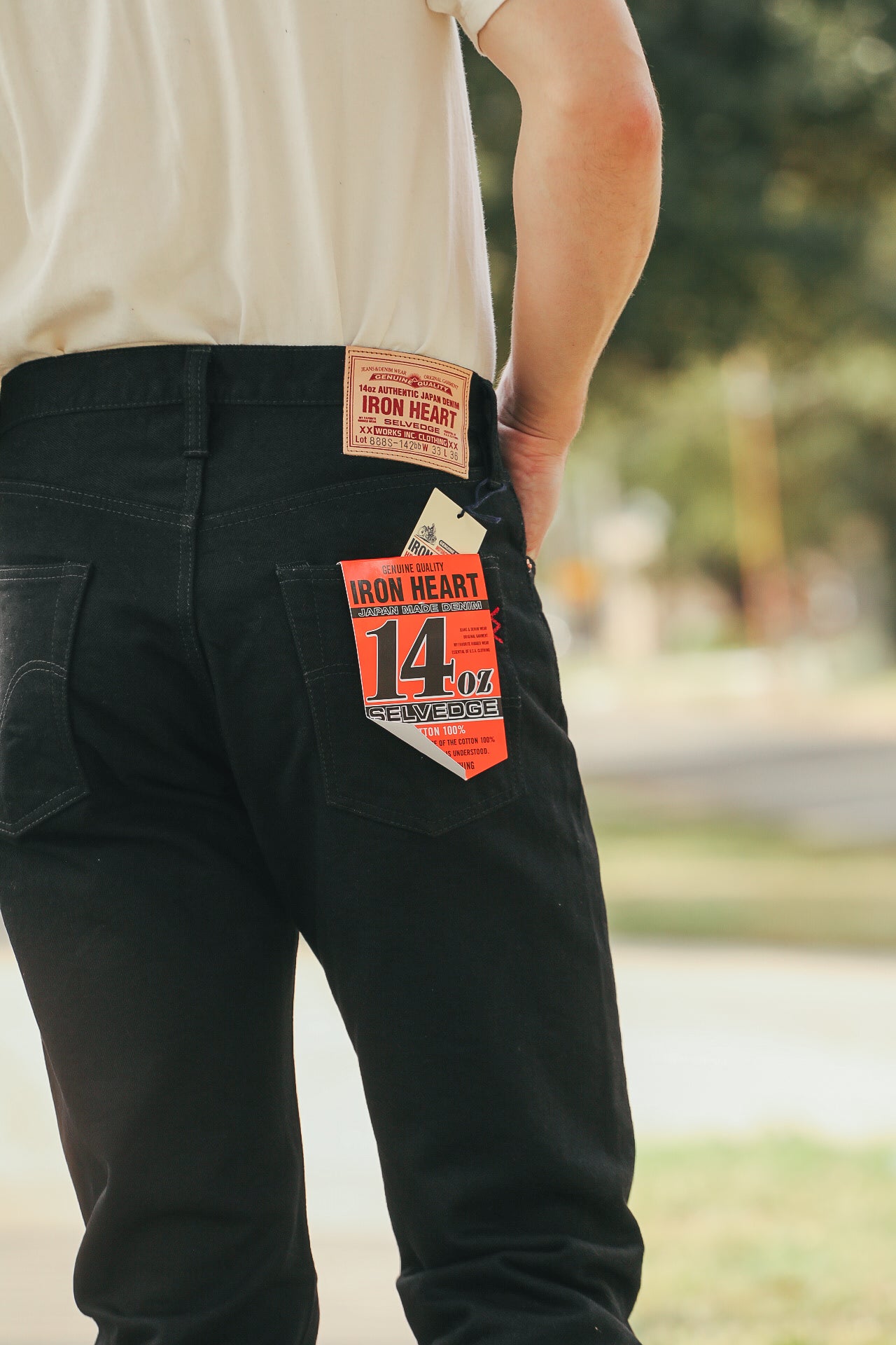IH-888S-142bb 14oz Selvedge Denim Medium/High Rise Tapered Cut