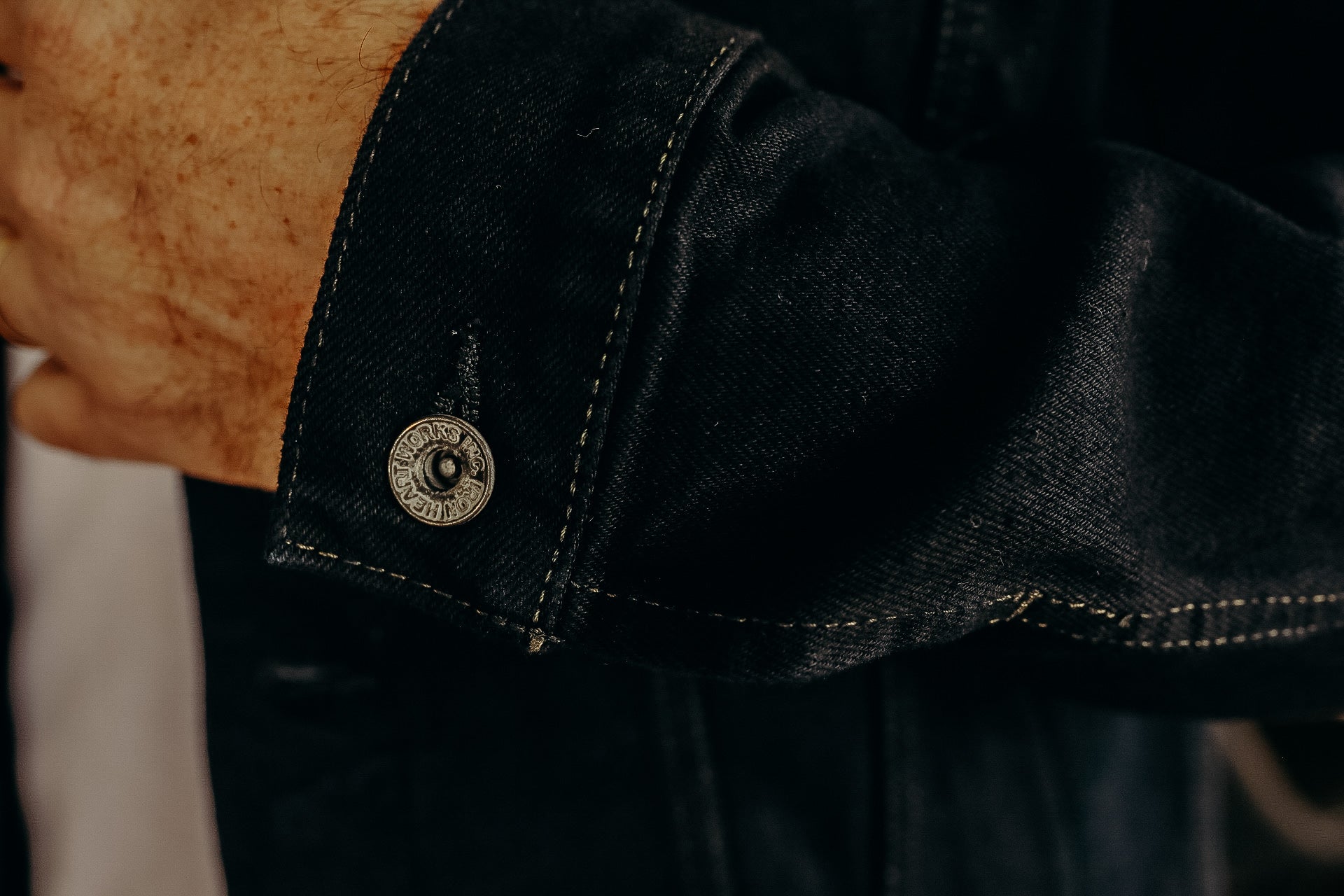 14oz Selvedge Denim Modified Type III Jacket - Indigo Overdyed Black