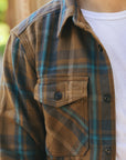 Extra Heavy Flannel Shirt-Beige (502551)