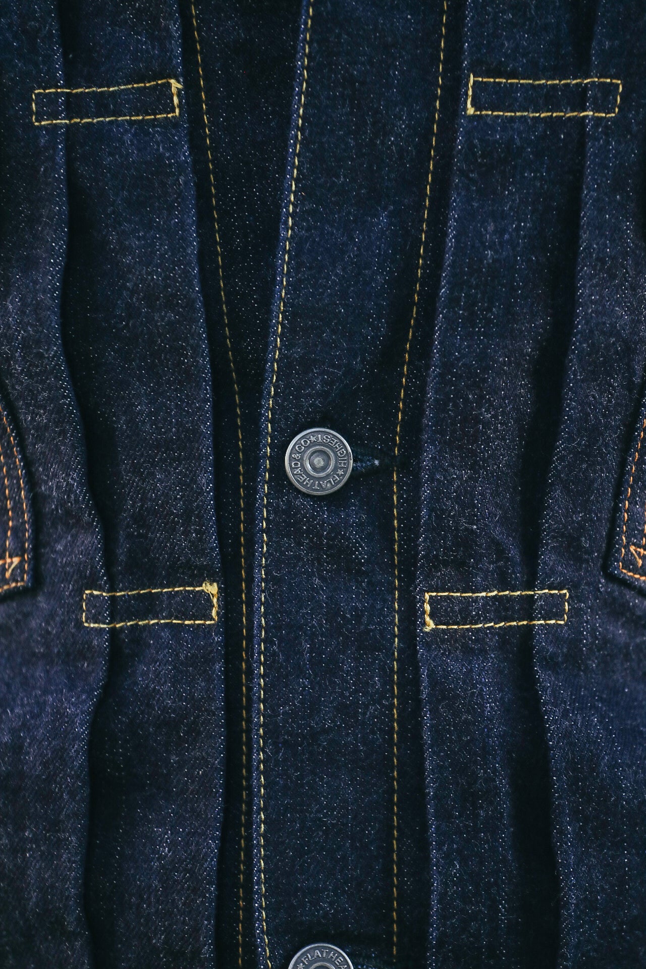FN-OJ-D002 -14.5oz 50's Type II Denim Jacket- Indigo