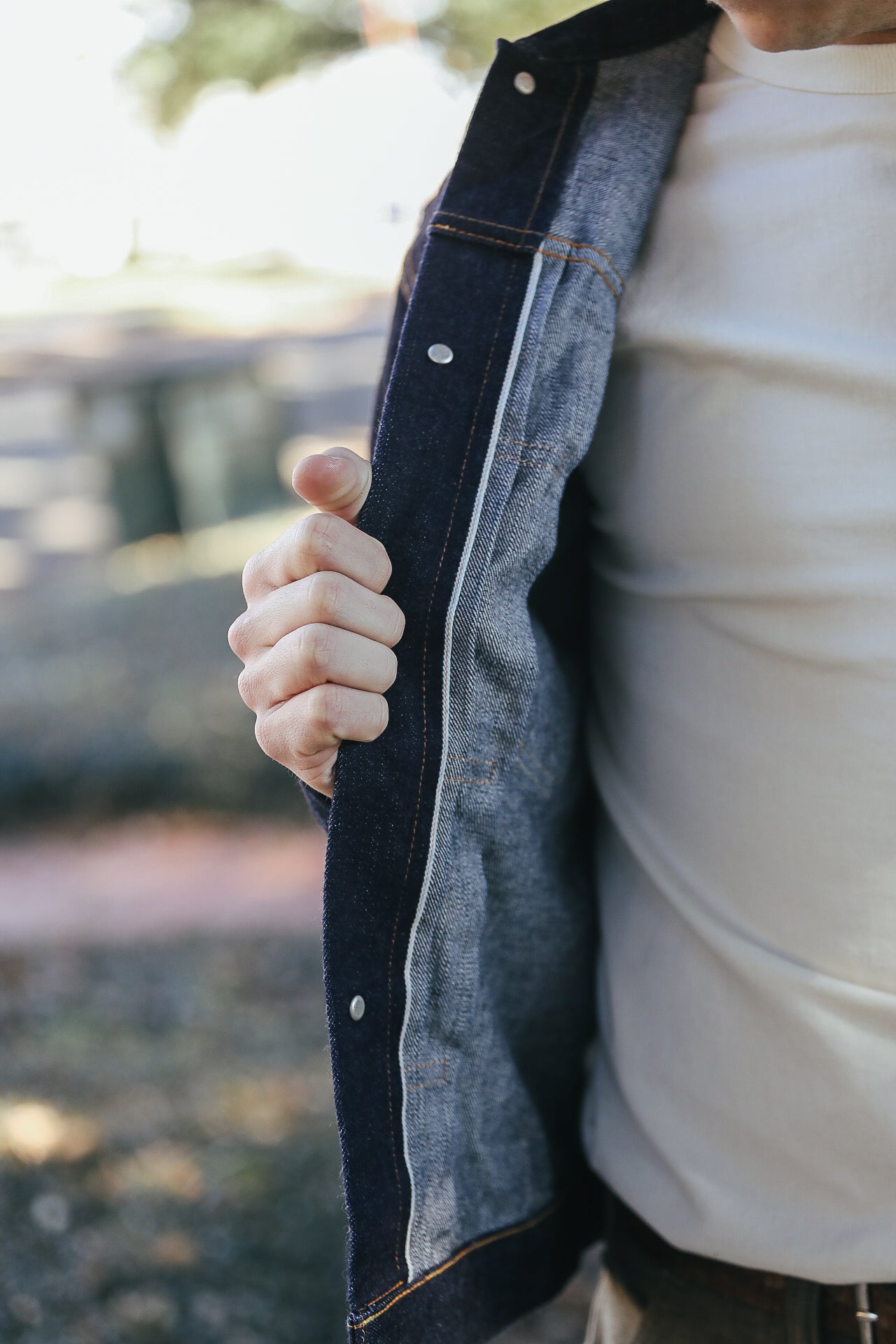 FN-OJ-D002 The Flat Head 14.5oz 50's Type II Denim Jacket- Indigo