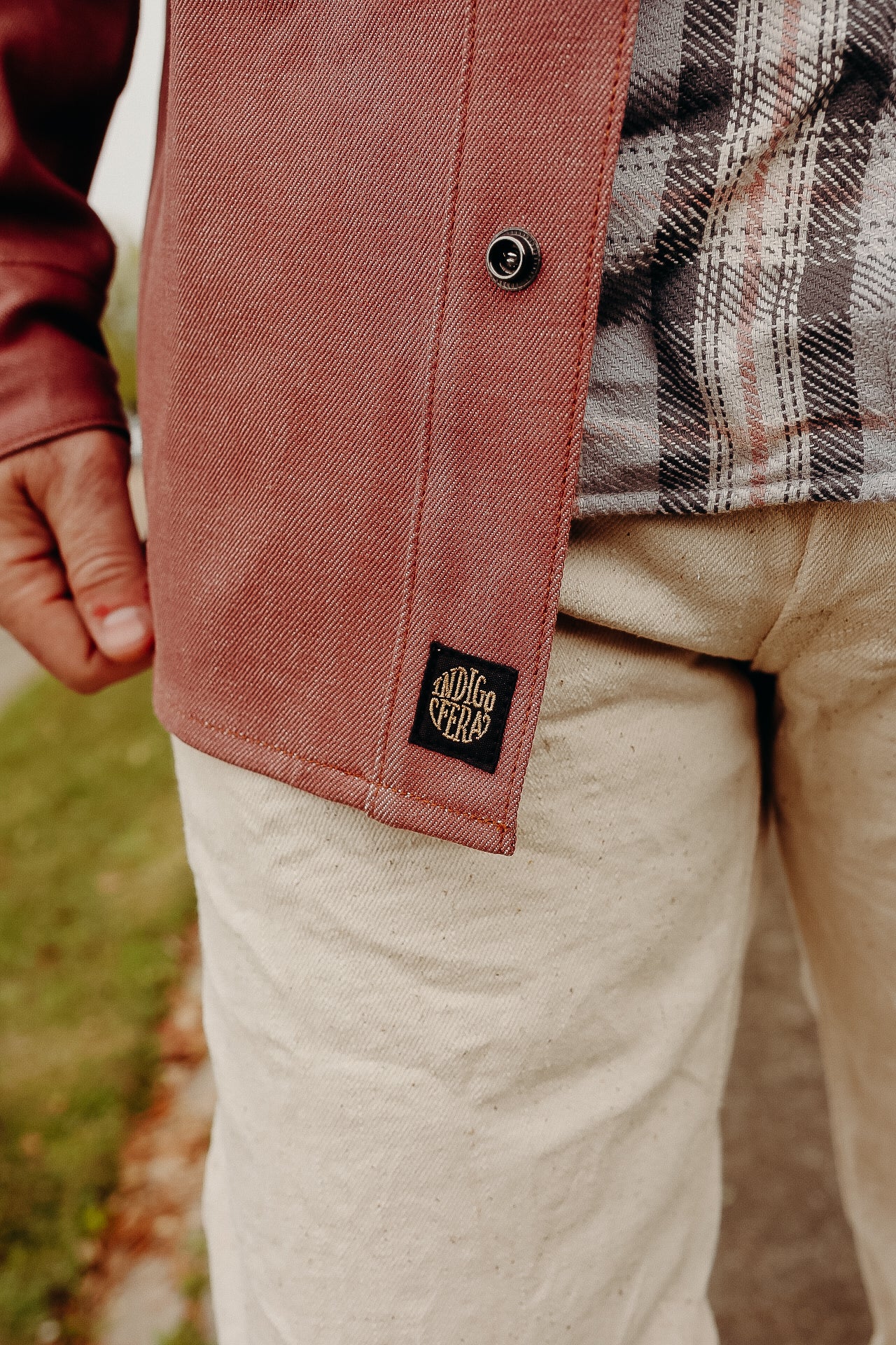 Copeland Jacket- Pink Denim