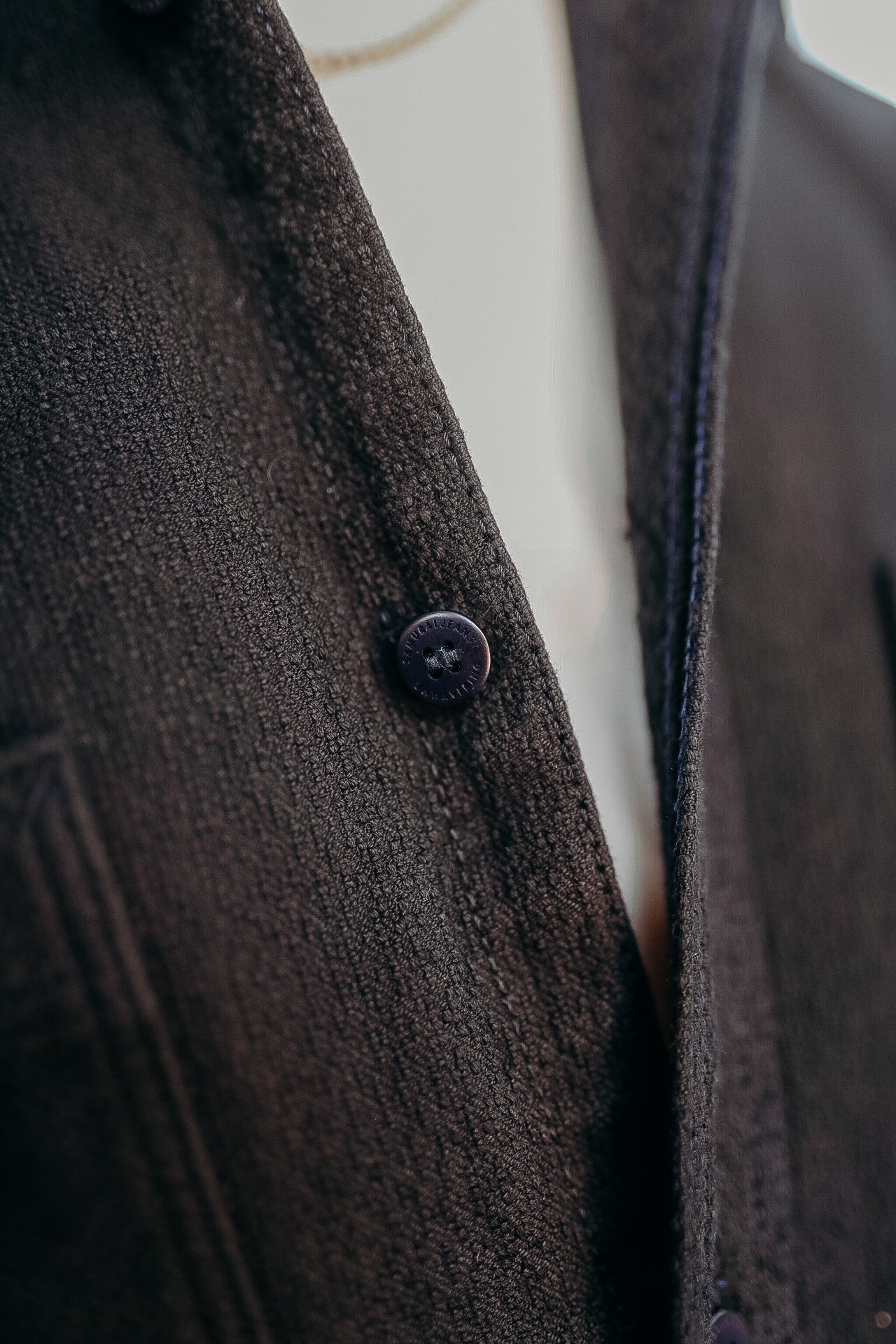 Overdyed Sashiko Flannel Work Shirt- Black (SSN24-01W)