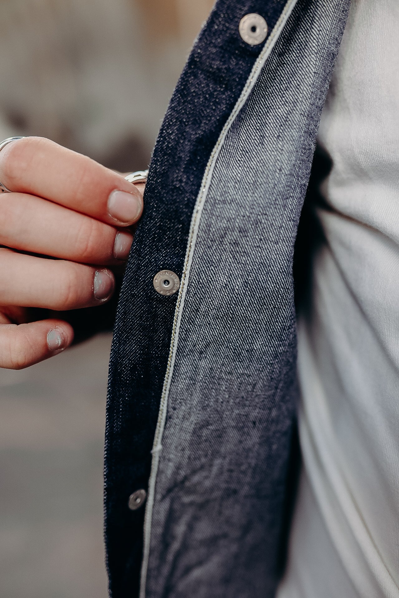 10oz Denim Western Shirt- &quot;Seagull&quot;  (SWD-L01)