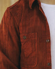 "Amami Dorozome" Boro Workshirt - Amber Brown (5717)